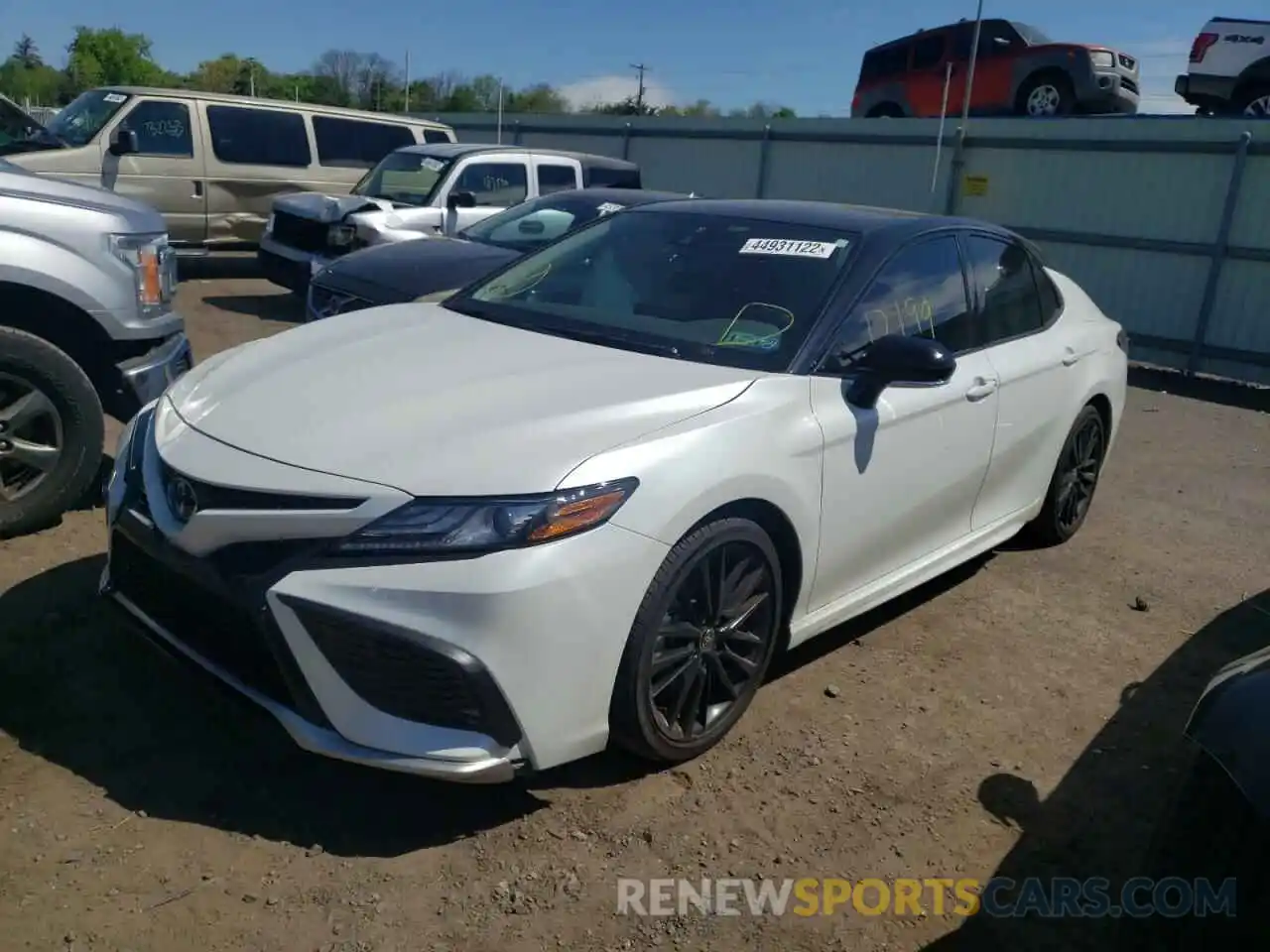 2 Photograph of a damaged car 4T1K61BK2MU046984 TOYOTA CAMRY 2021