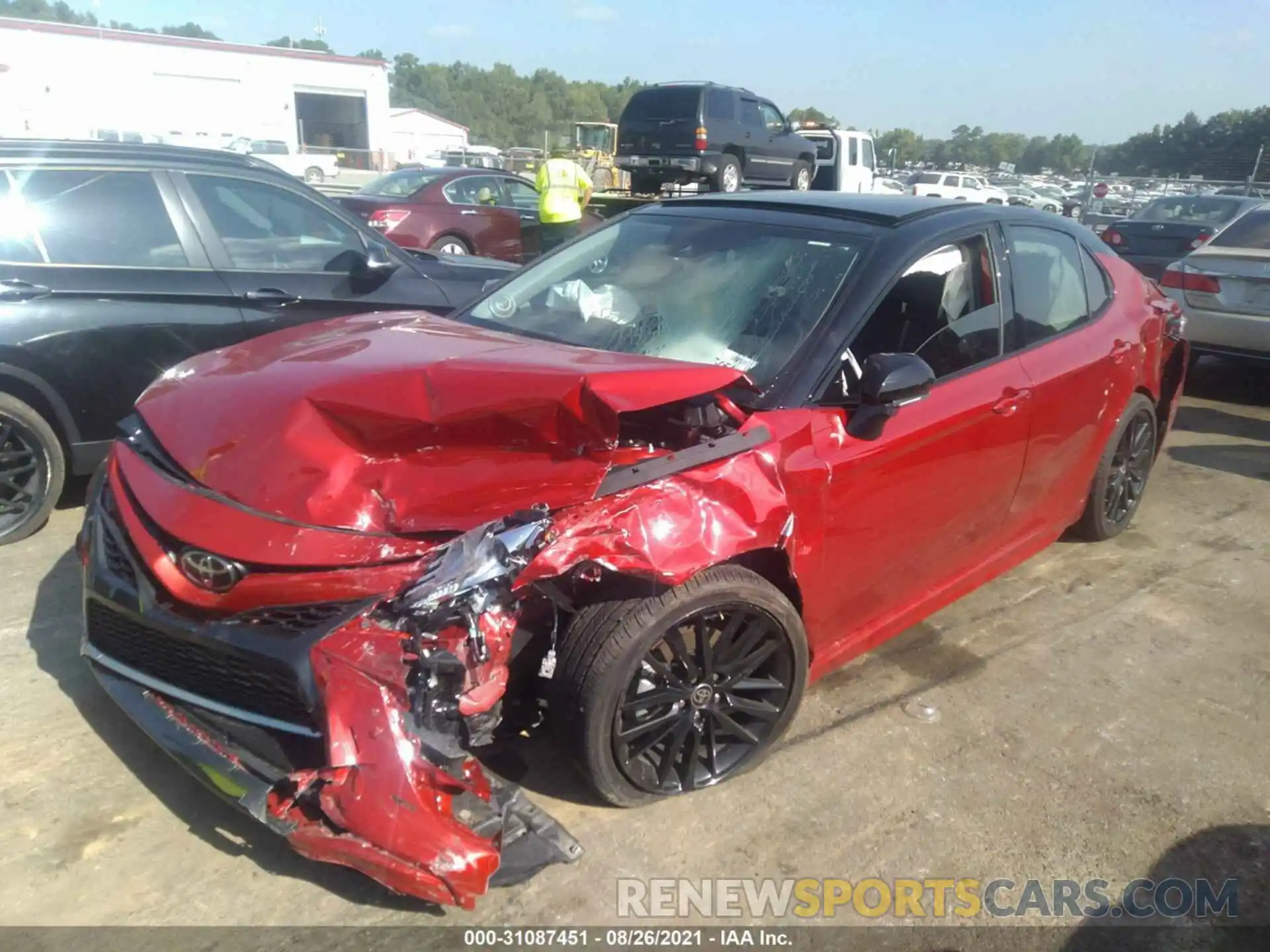 2 Photograph of a damaged car 4T1K61BK3MU039820 TOYOTA CAMRY 2021