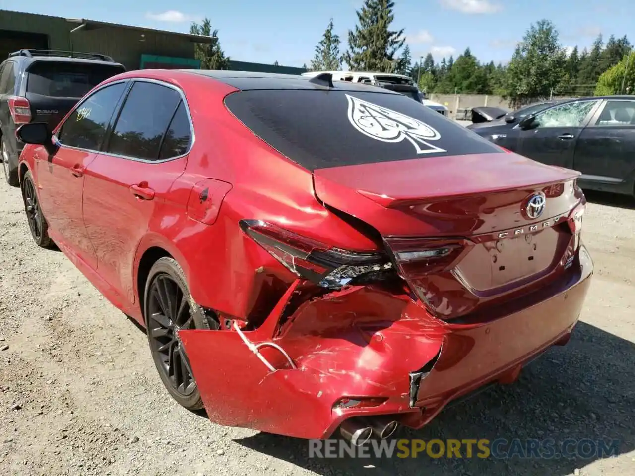 3 Photograph of a damaged car 4T1K61BK3MU044578 TOYOTA CAMRY 2021