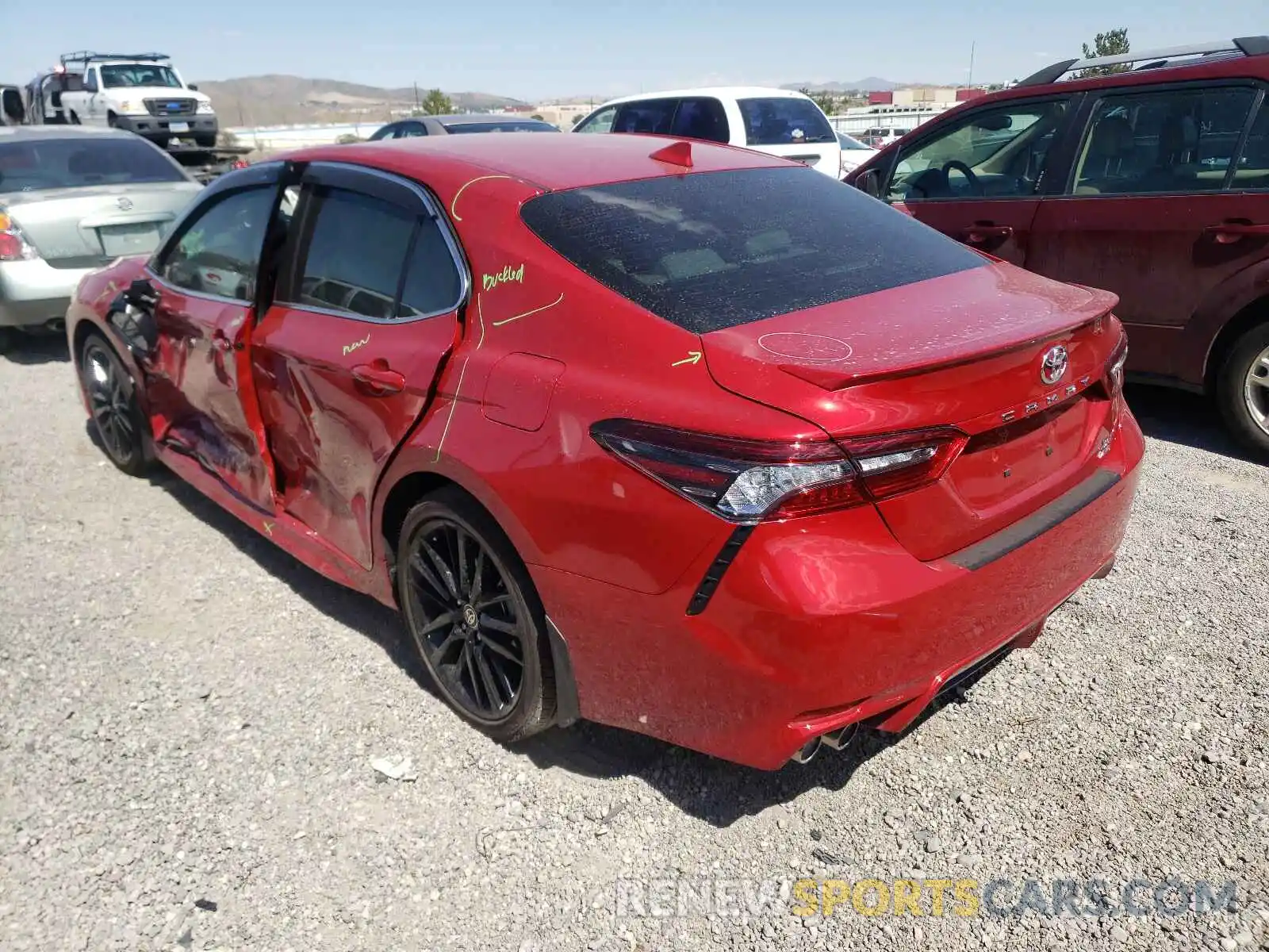 3 Photograph of a damaged car 4T1K61BK4MU031807 TOYOTA CAMRY 2021