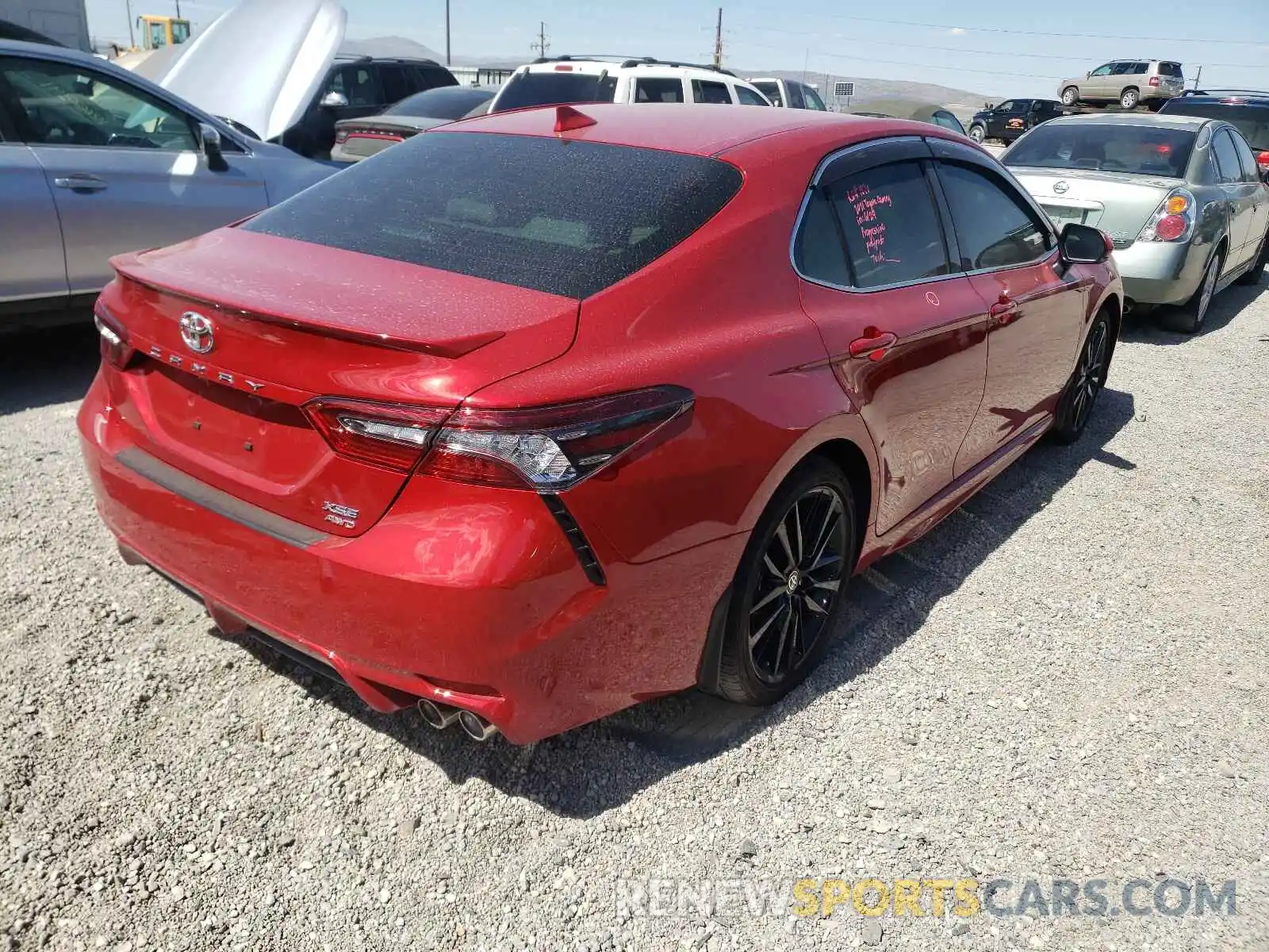 4 Photograph of a damaged car 4T1K61BK4MU031807 TOYOTA CAMRY 2021