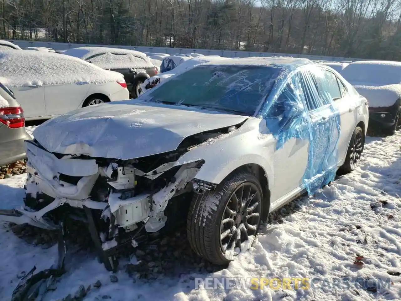 2 Photograph of a damaged car 4T1K61BK4MU047053 TOYOTA CAMRY 2021