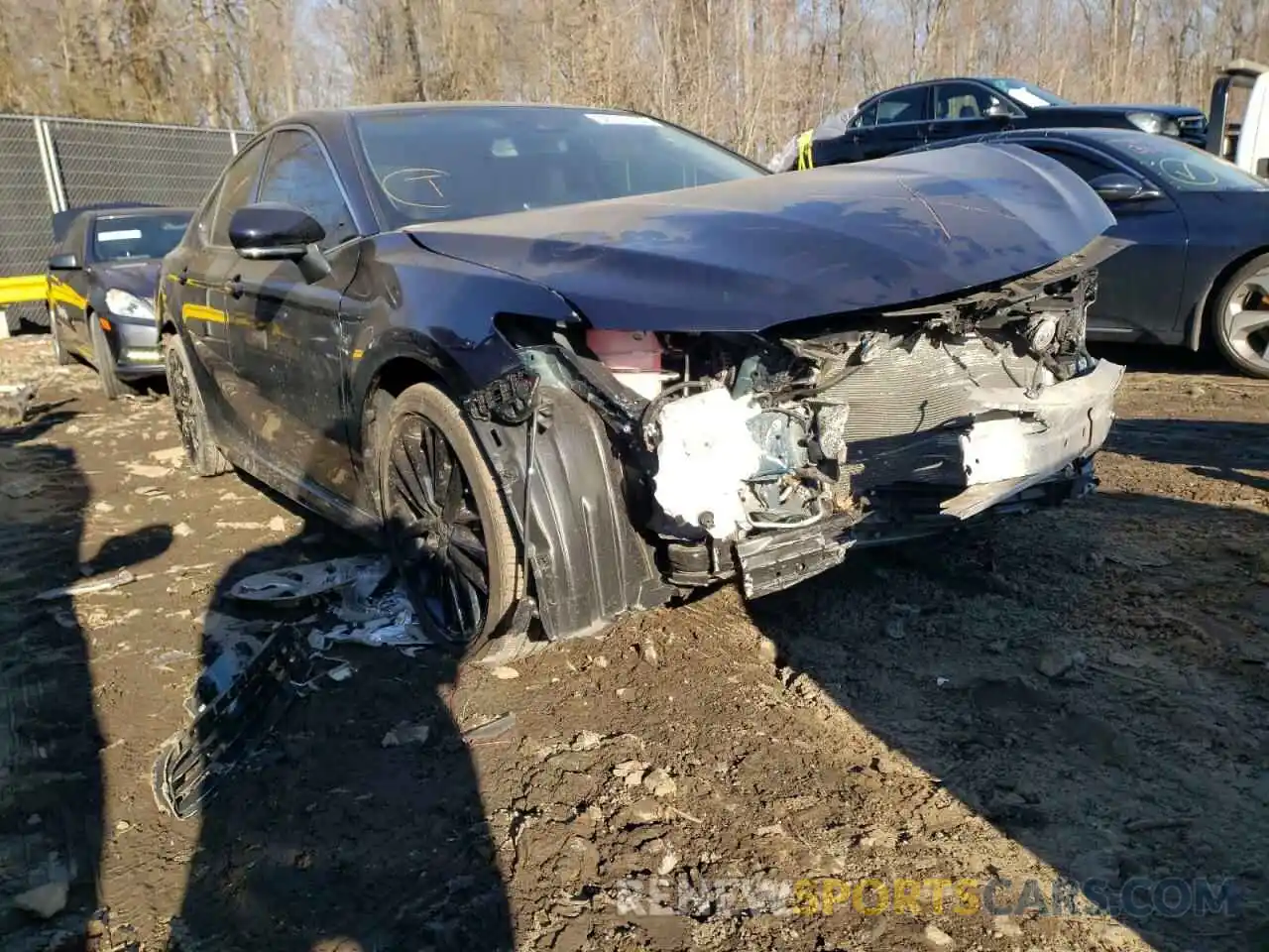 1 Photograph of a damaged car 4T1K61BK5MU020573 TOYOTA CAMRY 2021