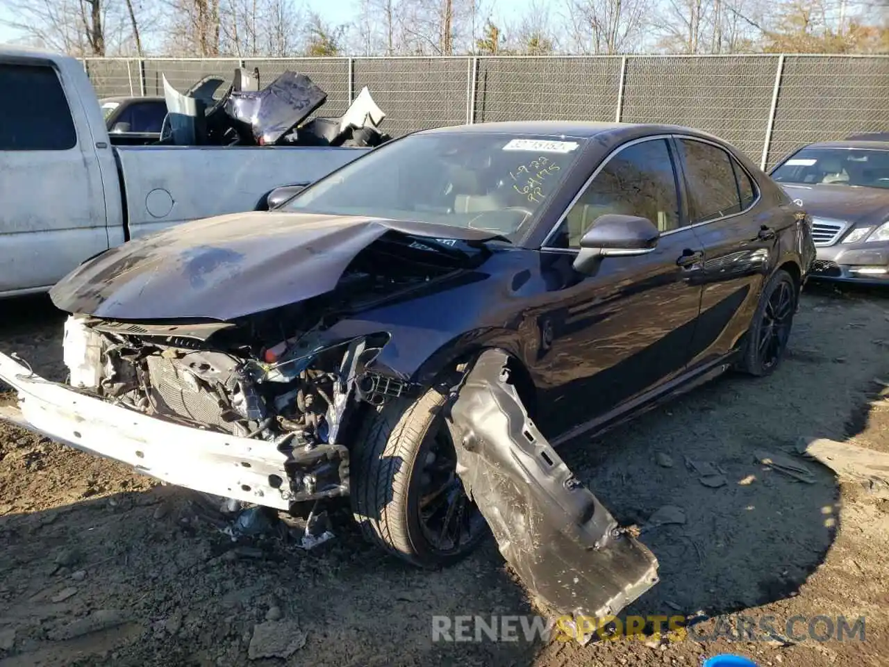 2 Photograph of a damaged car 4T1K61BK5MU020573 TOYOTA CAMRY 2021