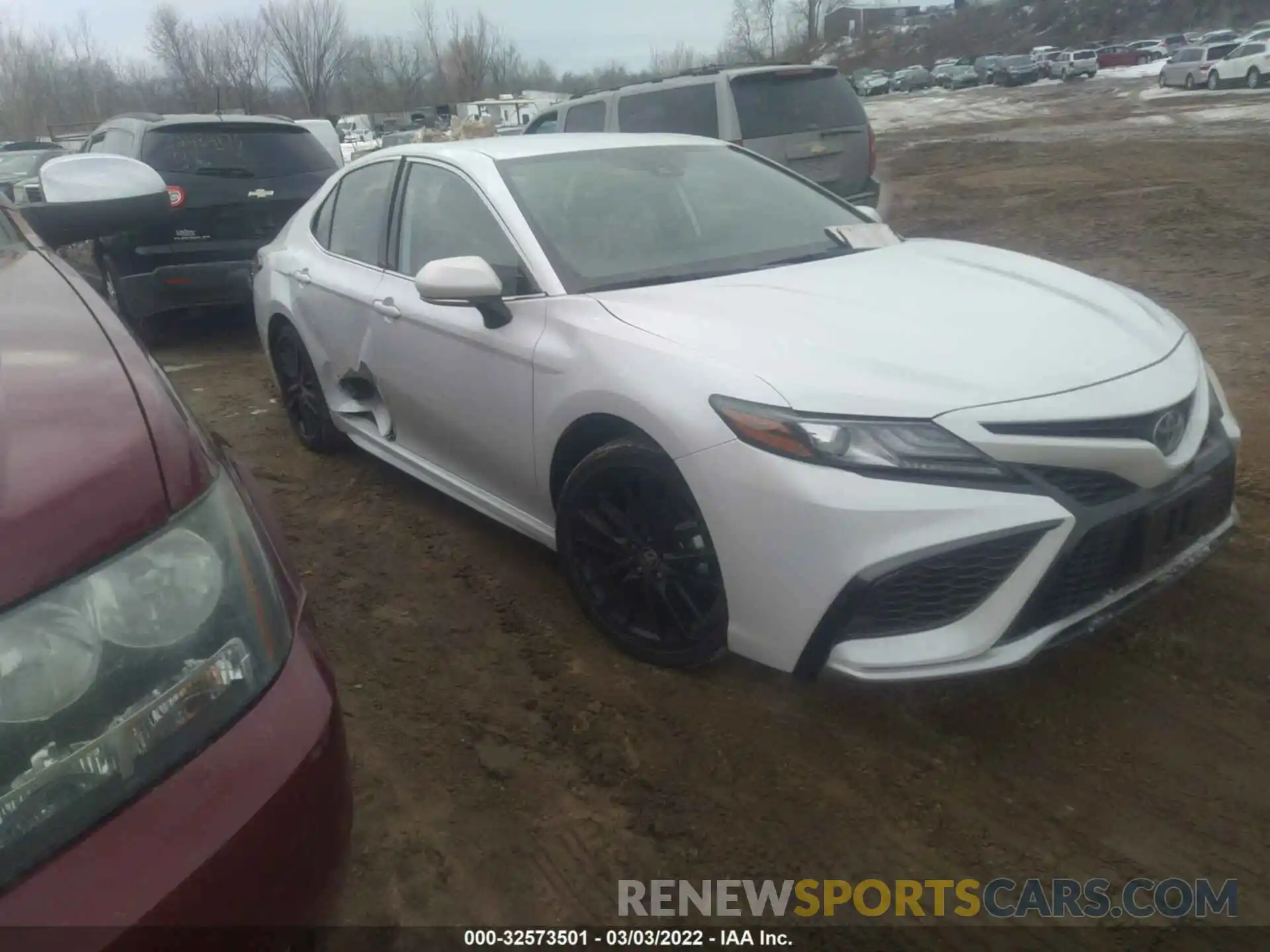 1 Photograph of a damaged car 4T1K61BK5MU033792 TOYOTA CAMRY 2021