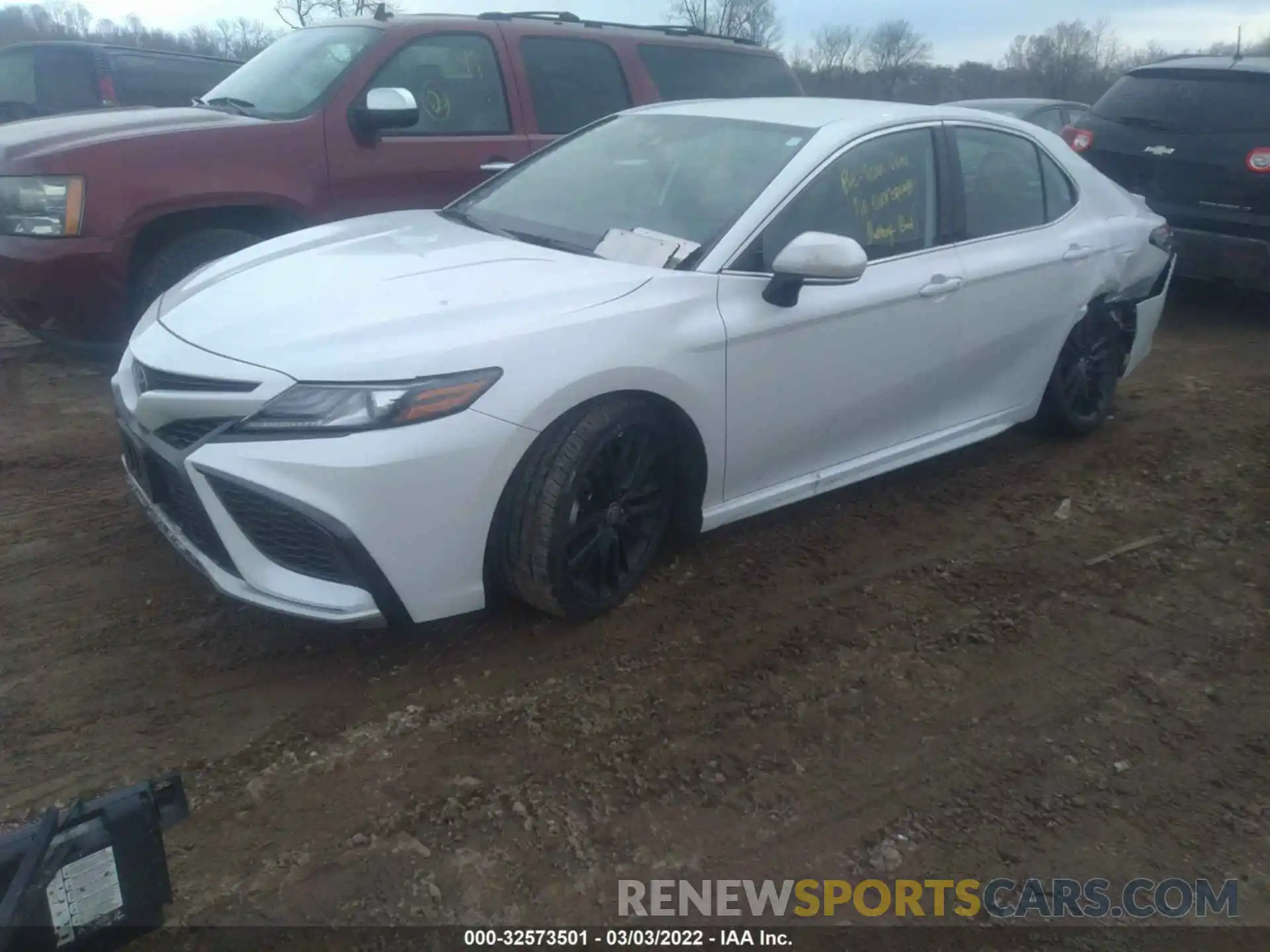 2 Photograph of a damaged car 4T1K61BK5MU033792 TOYOTA CAMRY 2021