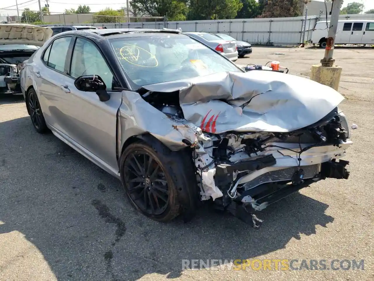 1 Photograph of a damaged car 4T1K61BK5MU046252 TOYOTA CAMRY 2021