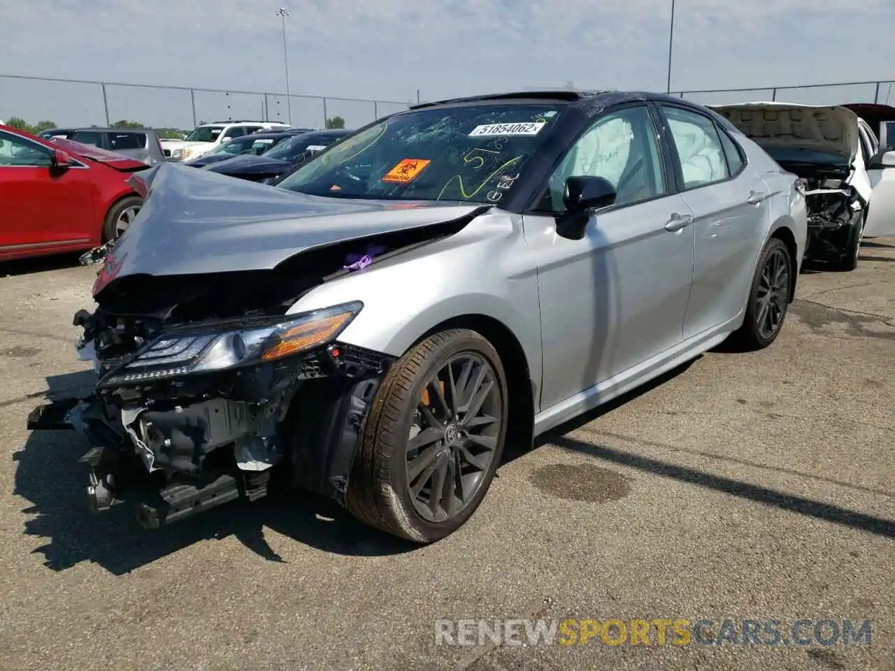 2 Photograph of a damaged car 4T1K61BK5MU046252 TOYOTA CAMRY 2021