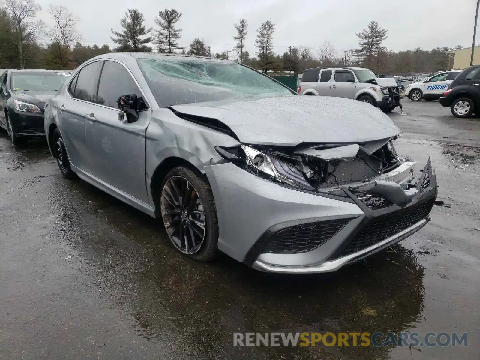 1 Photograph of a damaged car 4T1K61BK6MU020047 TOYOTA CAMRY 2021