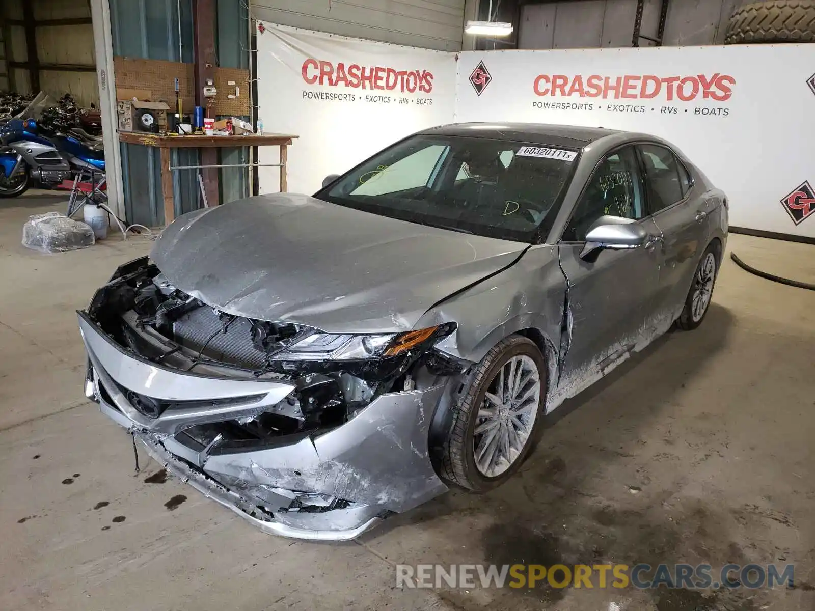 2 Photograph of a damaged car 4T1K61BK6MU039049 TOYOTA CAMRY 2021