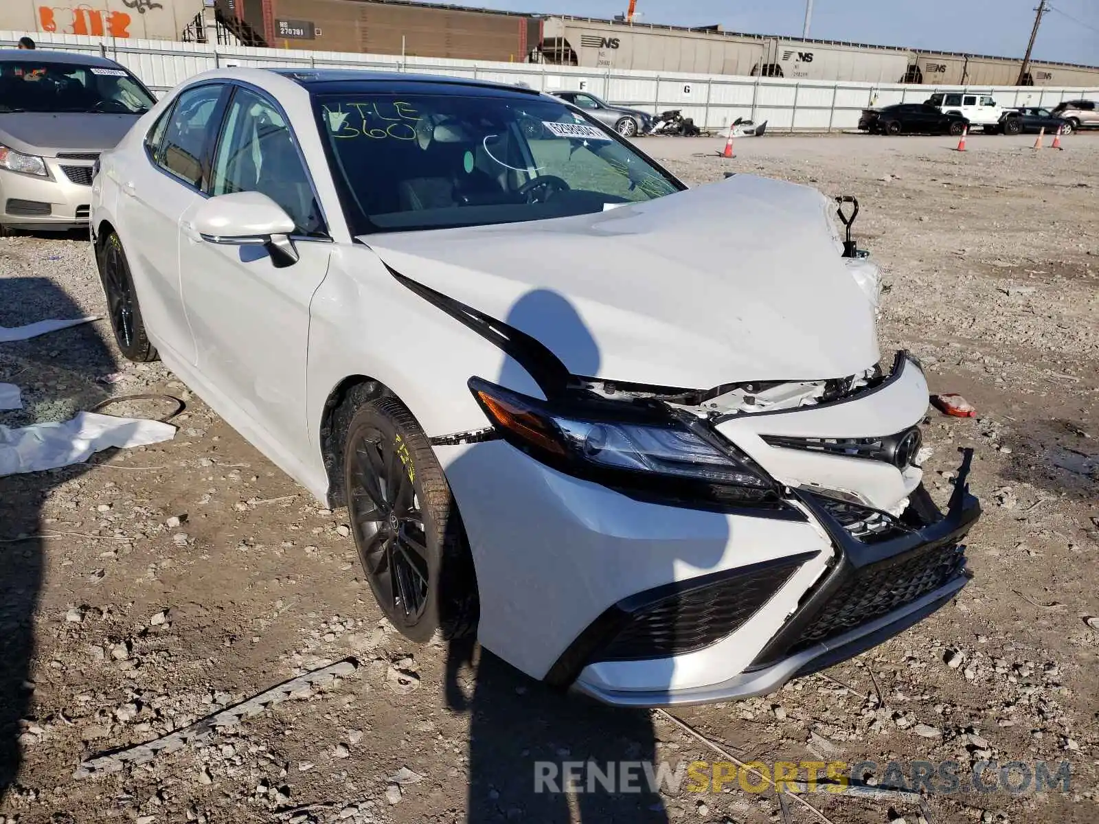 1 Photograph of a damaged car 4T1K61BK6MU040525 TOYOTA CAMRY 2021