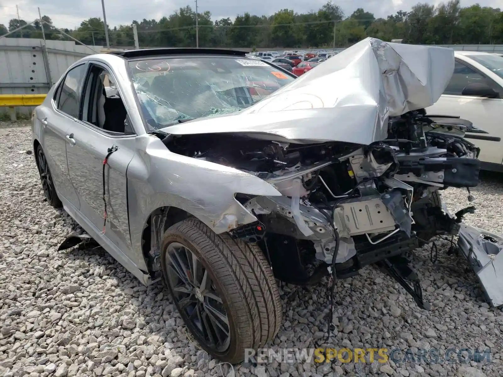 1 Photograph of a damaged car 4T1K61BK6MU041836 TOYOTA CAMRY 2021