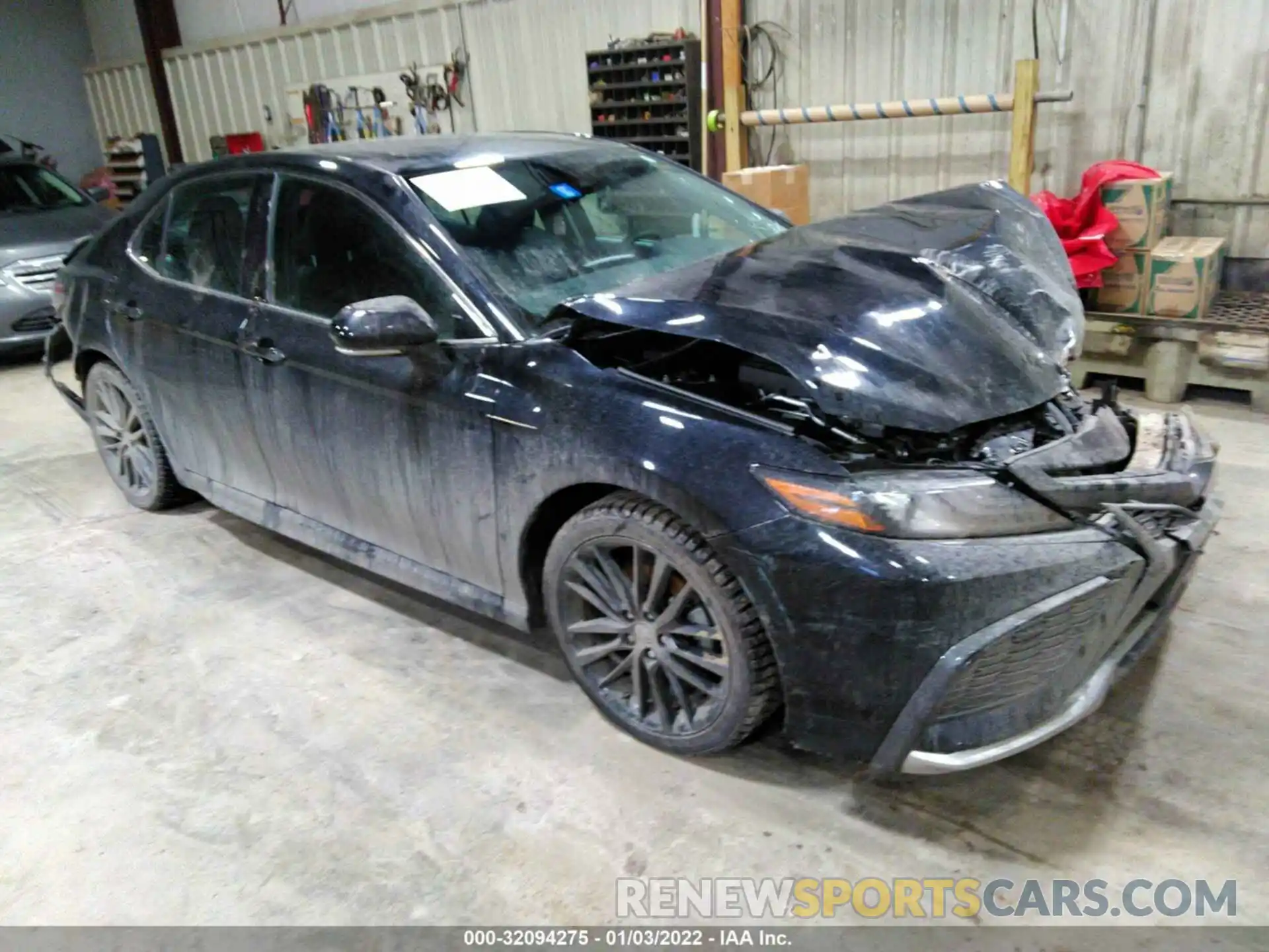 1 Photograph of a damaged car 4T1K61BK7MU022809 TOYOTA CAMRY 2021