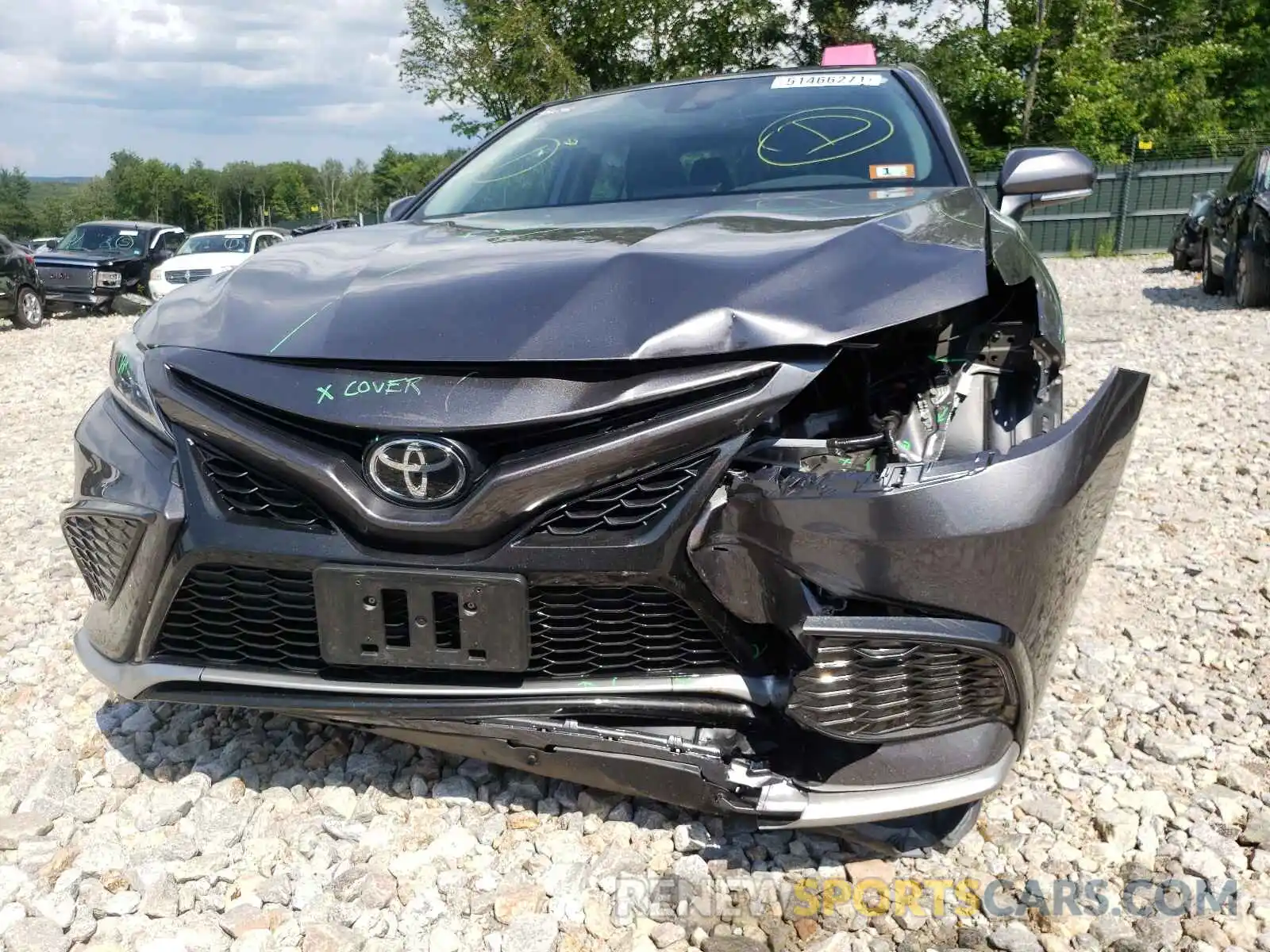 9 Photograph of a damaged car 4T1K61BK7MU027041 TOYOTA CAMRY 2021