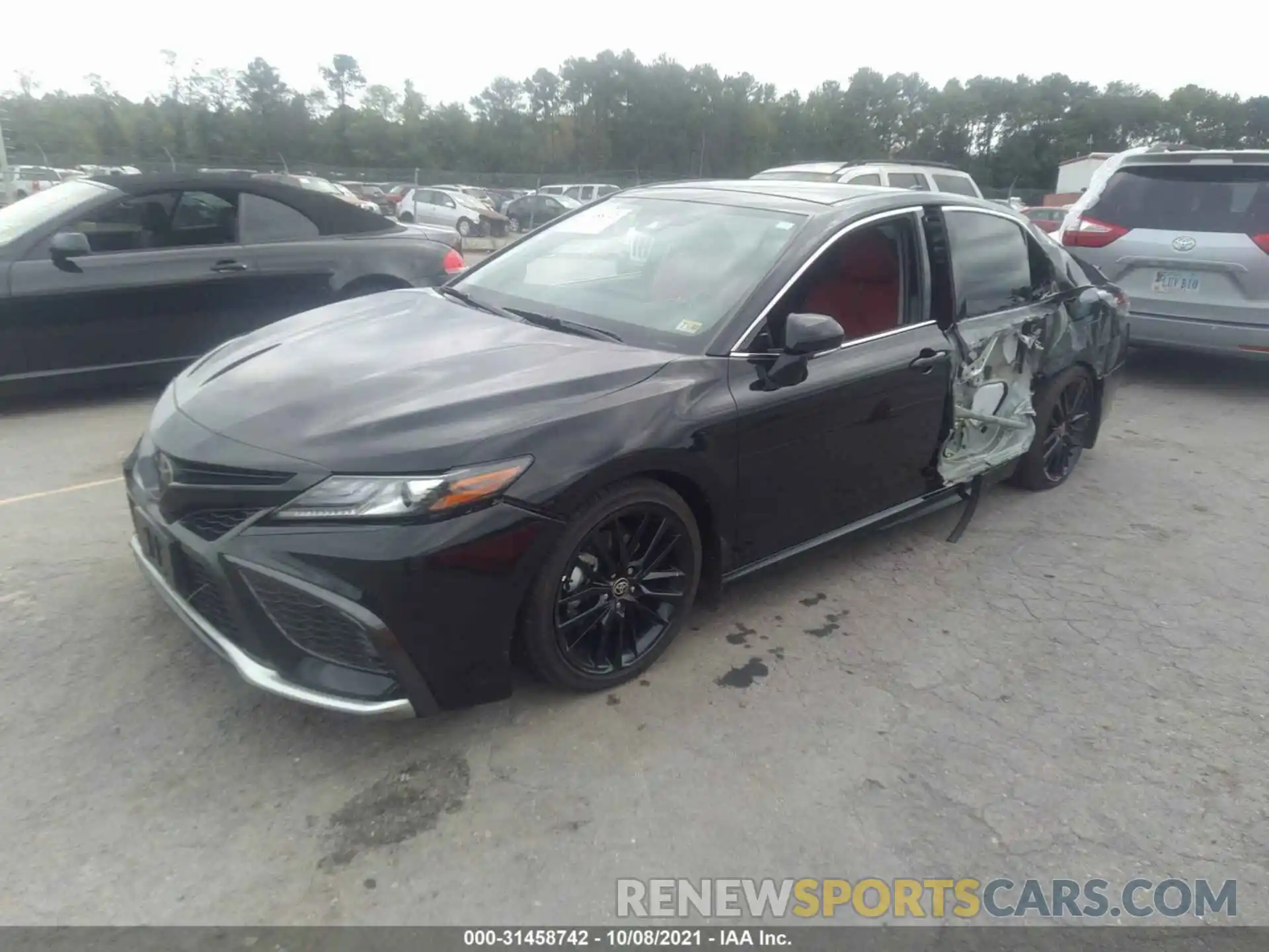 2 Photograph of a damaged car 4T1K61BK7MU042218 TOYOTA CAMRY 2021