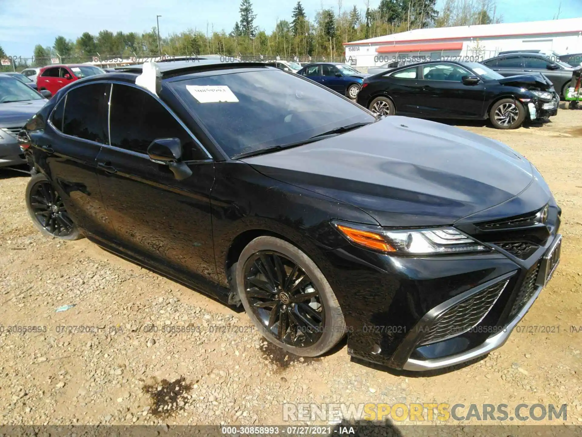 1 Photograph of a damaged car 4T1K61BK8MU023919 TOYOTA CAMRY 2021