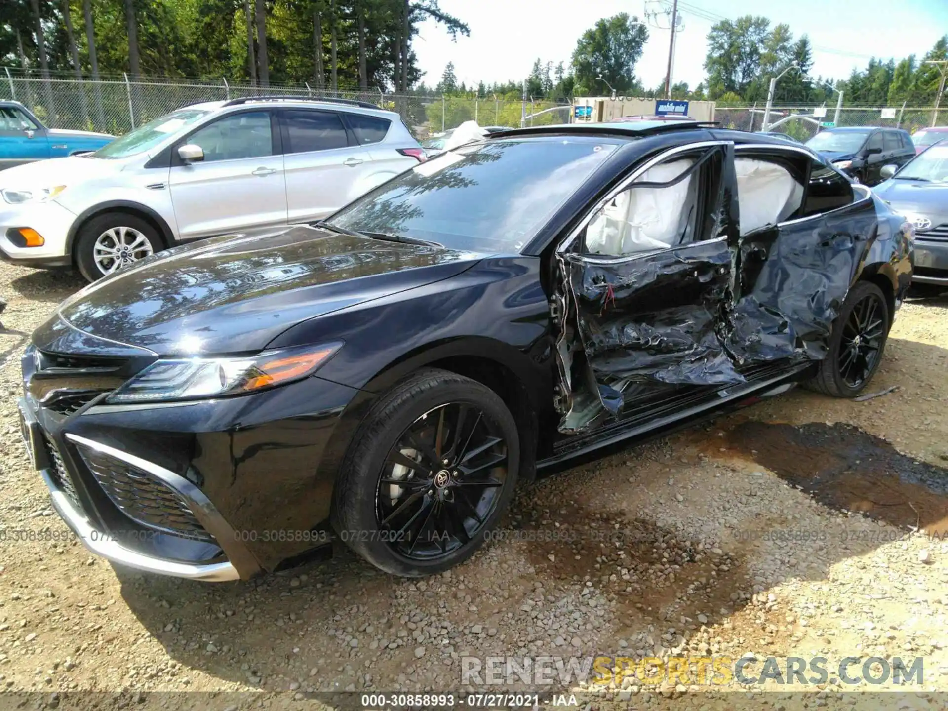 2 Photograph of a damaged car 4T1K61BK8MU023919 TOYOTA CAMRY 2021