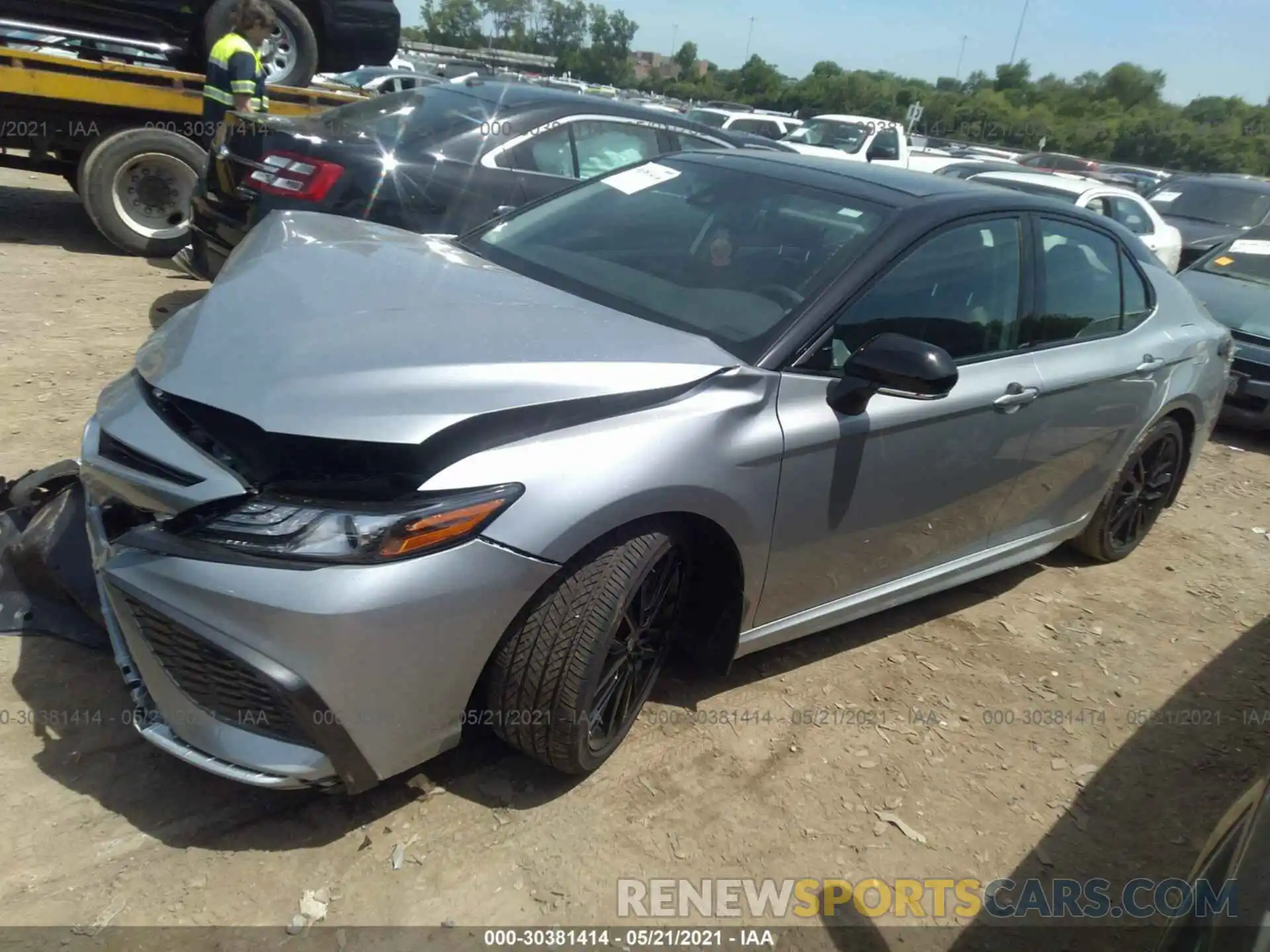 2 Photograph of a damaged car 4T1K61BK8MU031065 TOYOTA CAMRY 2021