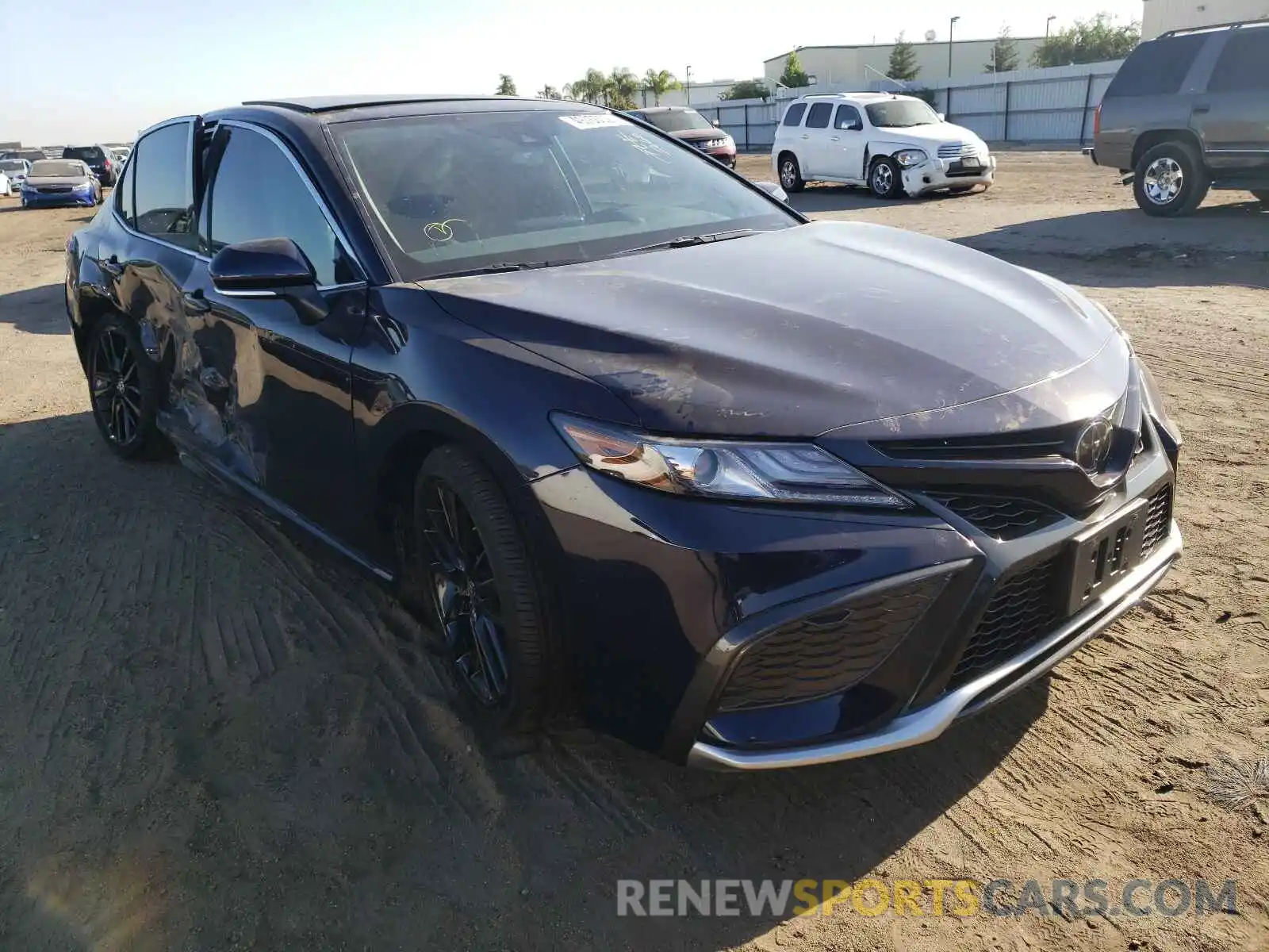 1 Photograph of a damaged car 4T1K61BK9MU031897 TOYOTA CAMRY 2021