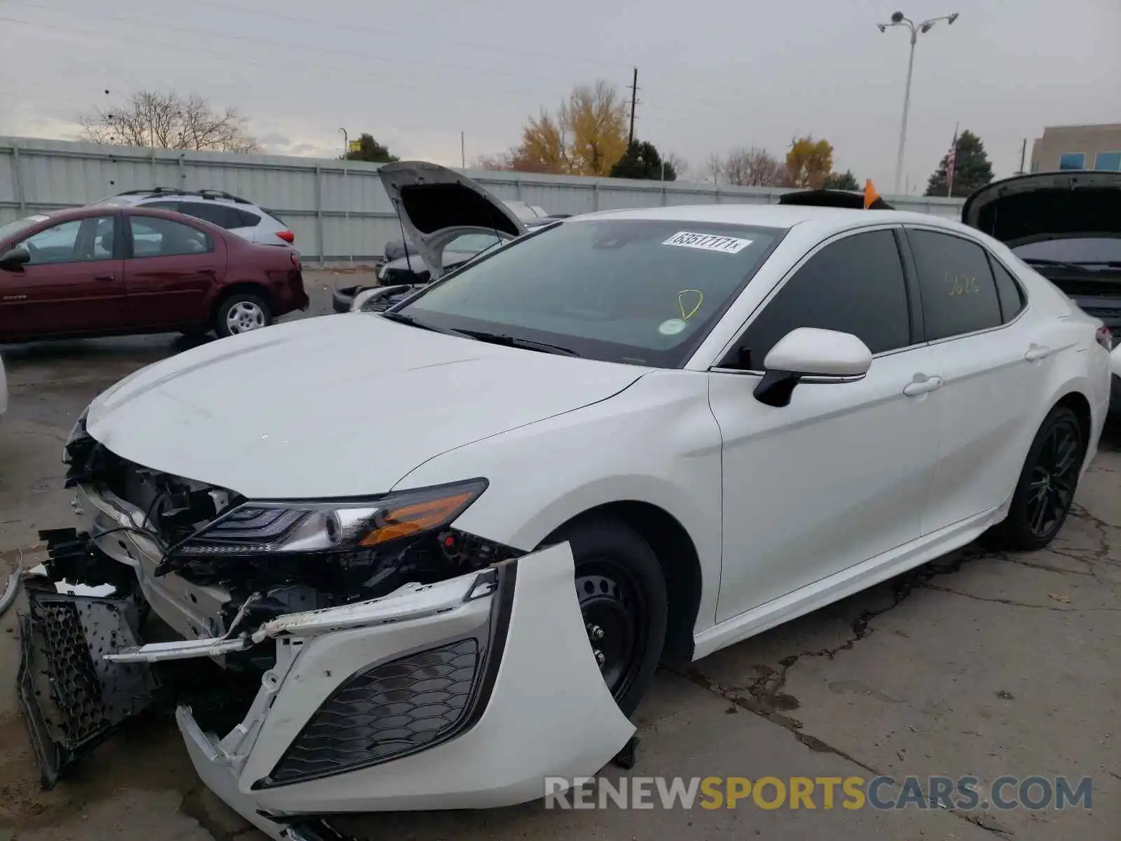 2 Photograph of a damaged car 4T1K61BK9MU036131 TOYOTA CAMRY 2021