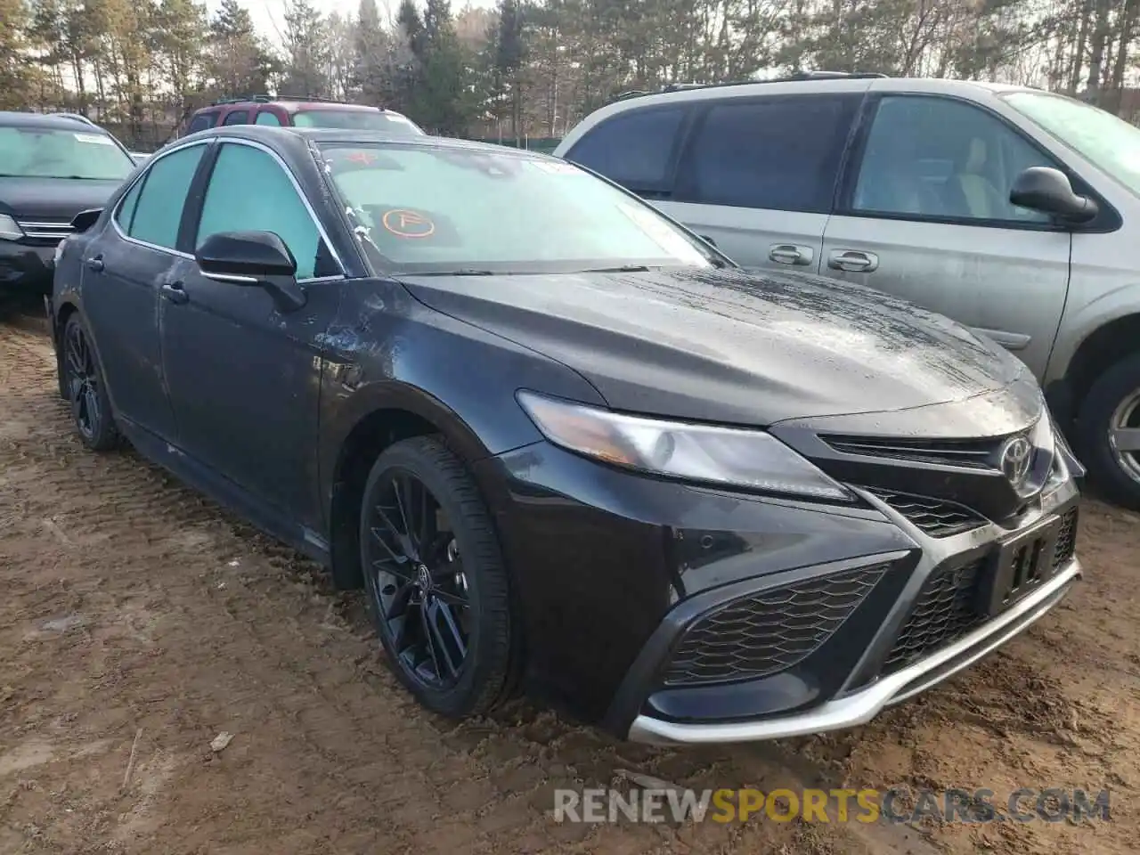 1 Photograph of a damaged car 4T1K61BK9MU040518 TOYOTA CAMRY 2021