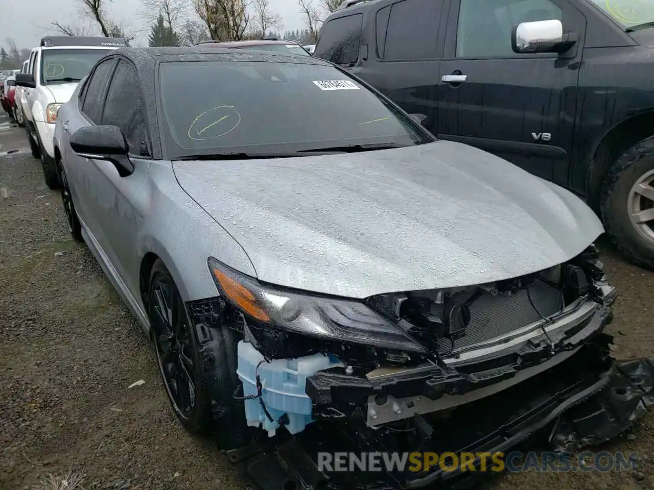 1 Photograph of a damaged car 4T1K61BK9MU045167 TOYOTA CAMRY 2021