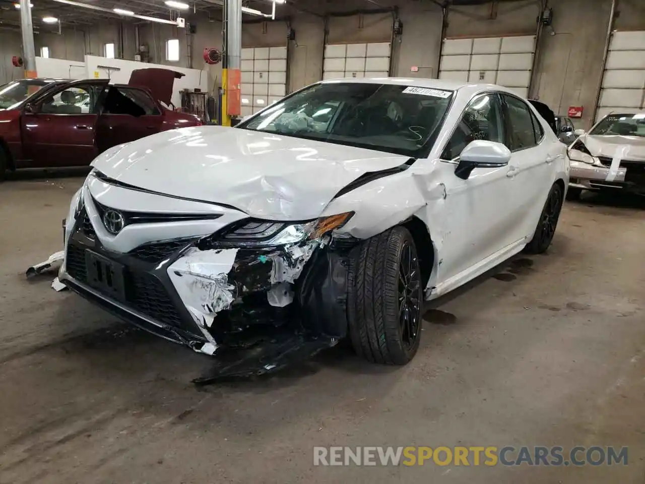 2 Photograph of a damaged car 4T1K61BKXMU026918 TOYOTA CAMRY 2021