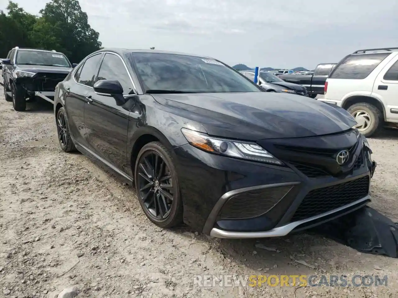 1 Photograph of a damaged car 4T1K61BKXMU030824 TOYOTA CAMRY 2021