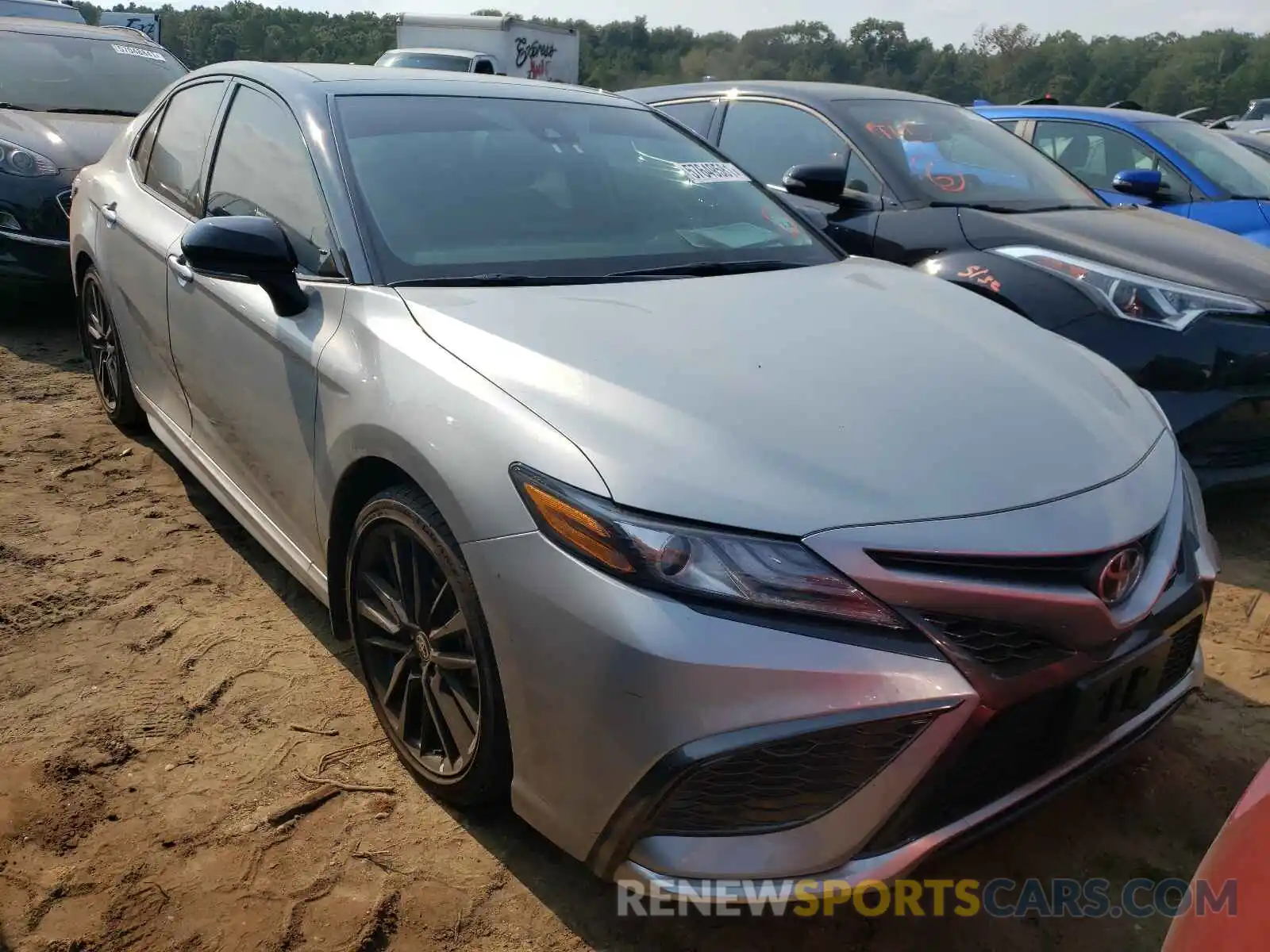 1 Photograph of a damaged car 4T1K61BKXMU032783 TOYOTA CAMRY 2021