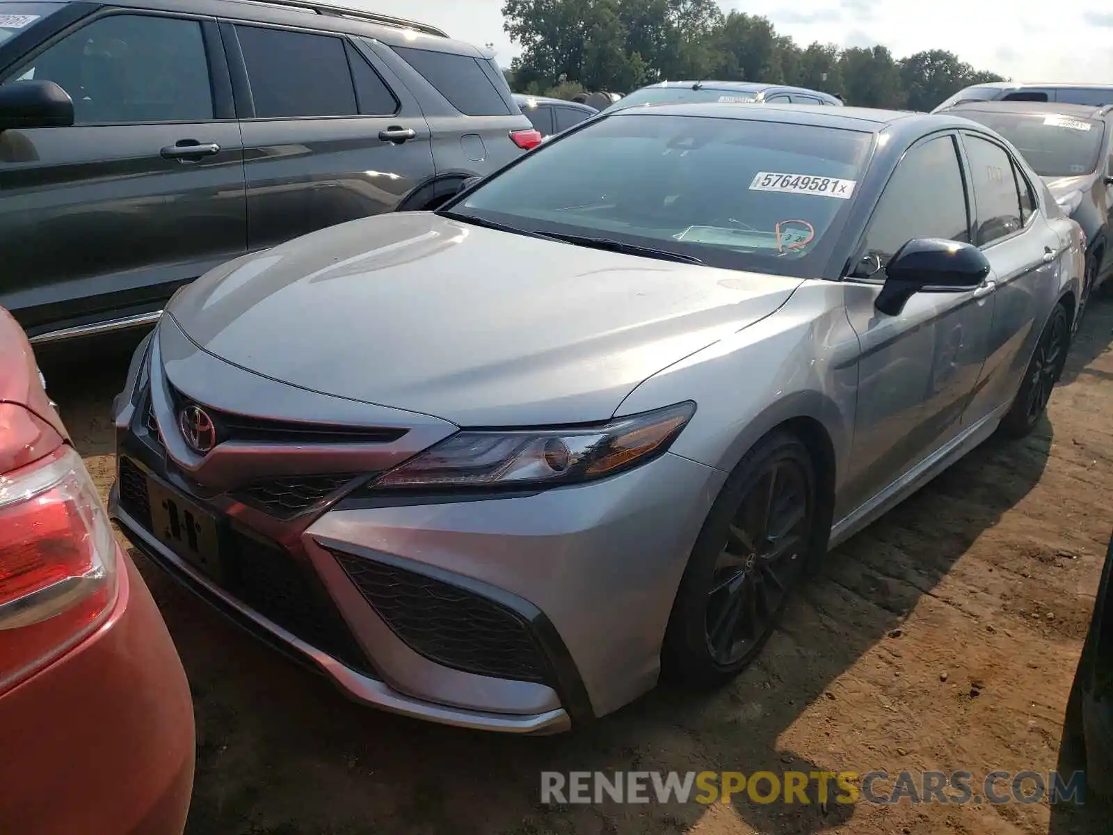 2 Photograph of a damaged car 4T1K61BKXMU032783 TOYOTA CAMRY 2021