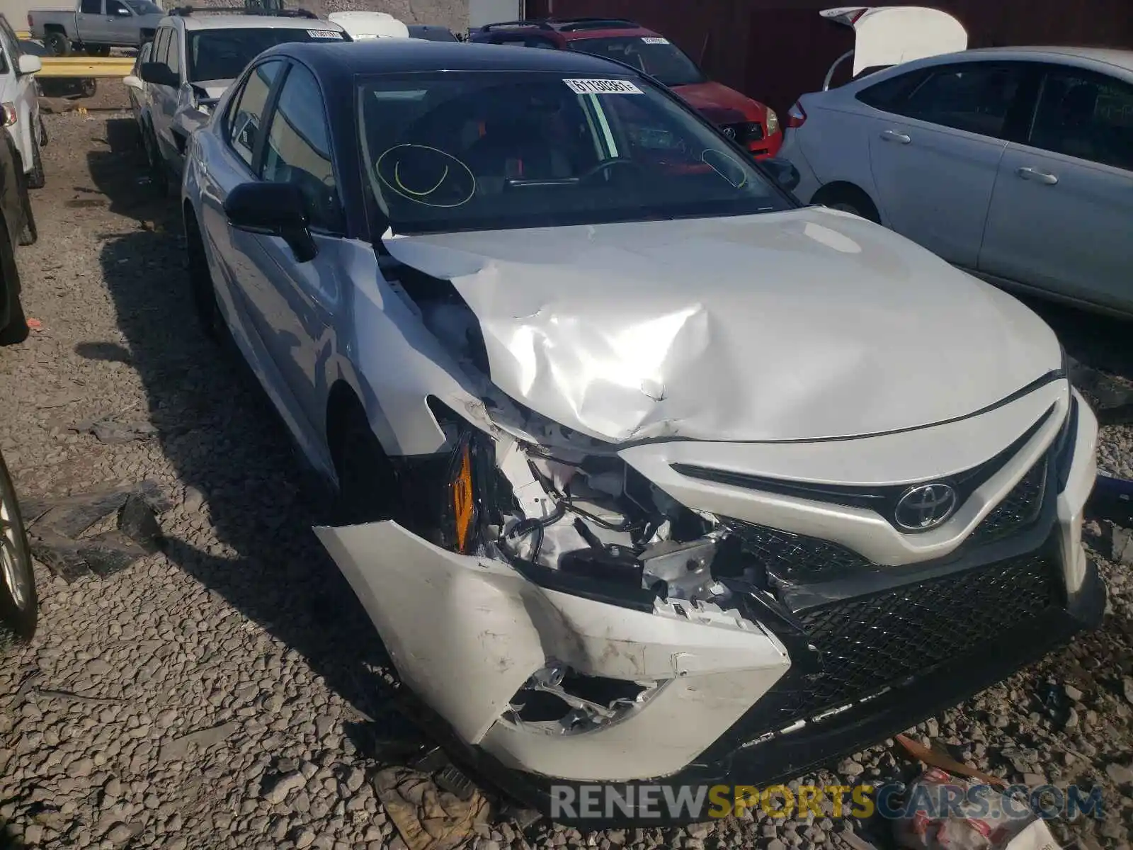 1 Photograph of a damaged car 4T1KZ1AK0MU047673 TOYOTA CAMRY 2021