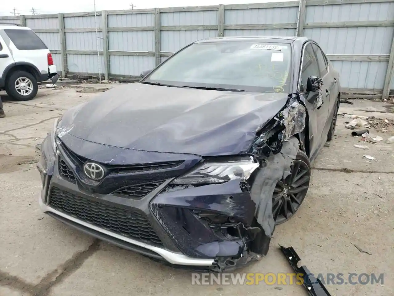 2 Photograph of a damaged car 4T1KZ1AK0MU047706 TOYOTA CAMRY 2021