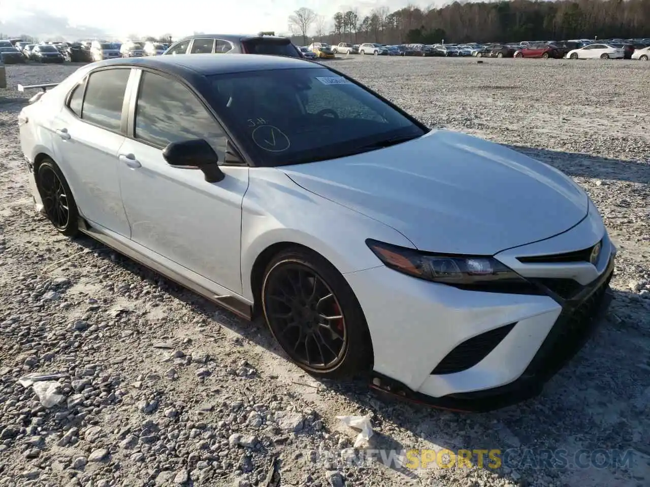 1 Photograph of a damaged car 4T1KZ1AK0MU049813 TOYOTA CAMRY 2021