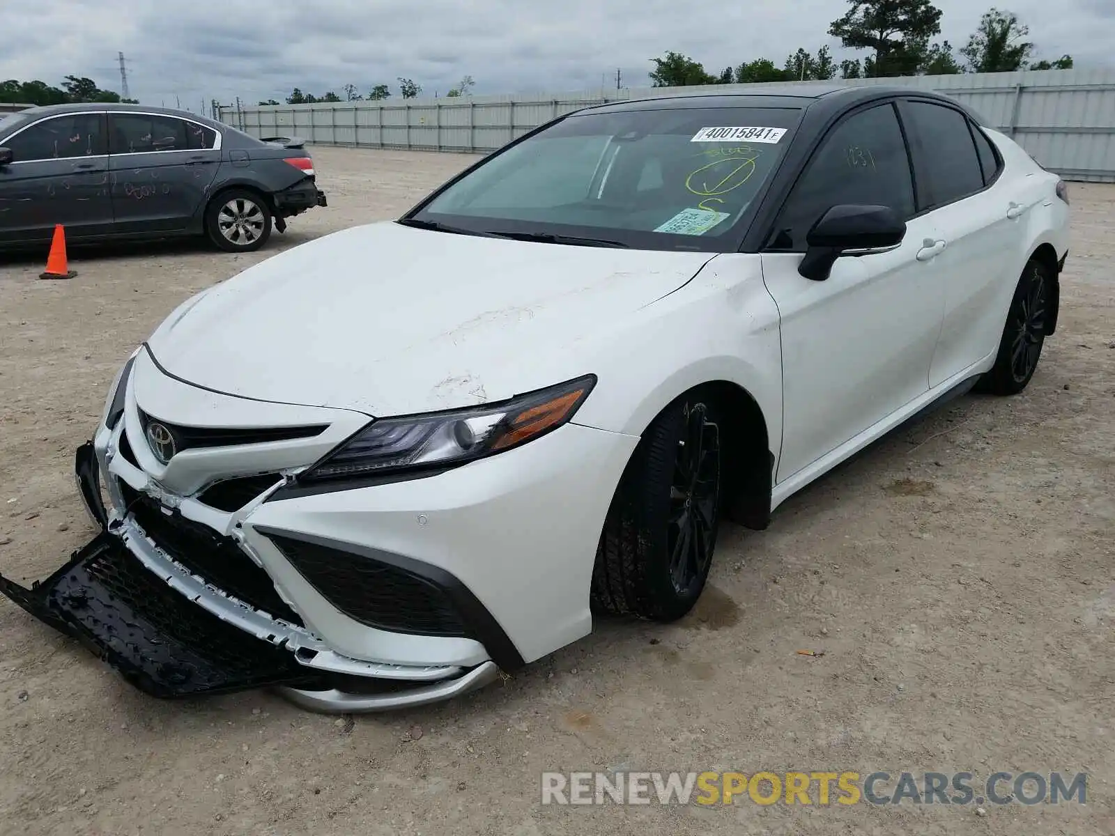 2 Photograph of a damaged car 4T1KZ1AK0MU052856 TOYOTA CAMRY 2021