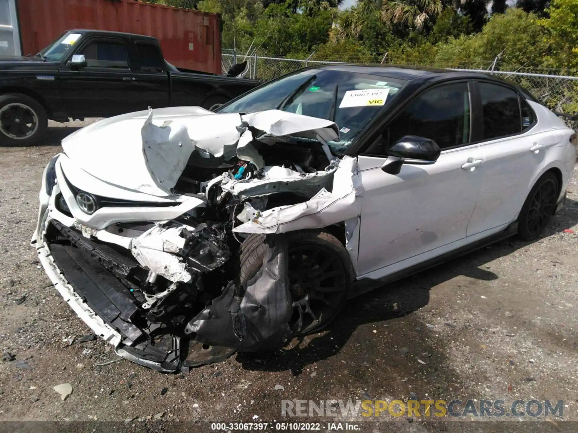 2 Photograph of a damaged car 4T1KZ1AK0MU053442 TOYOTA CAMRY 2021