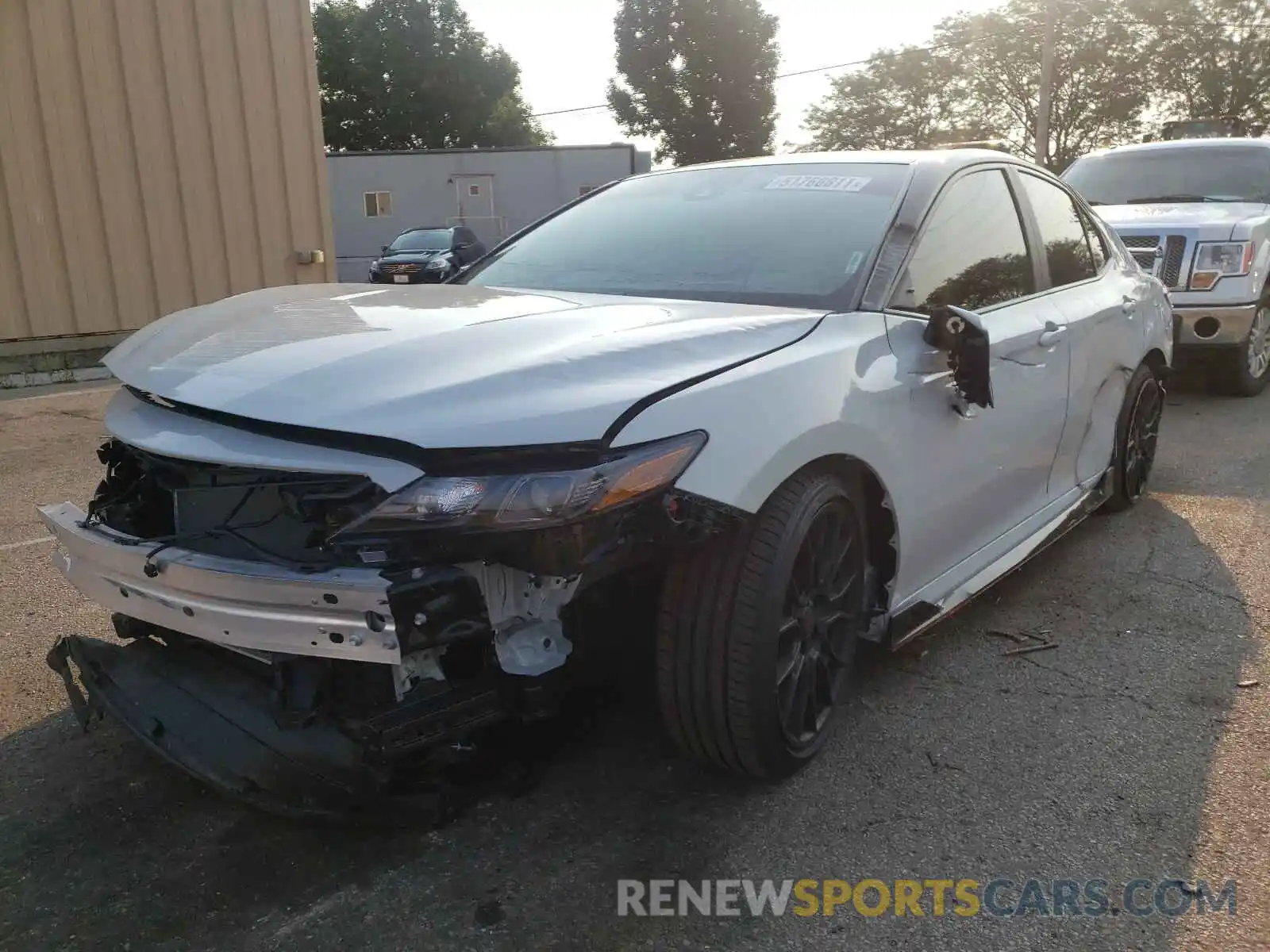 2 Photograph of a damaged car 4T1KZ1AK0MU053585 TOYOTA CAMRY 2021