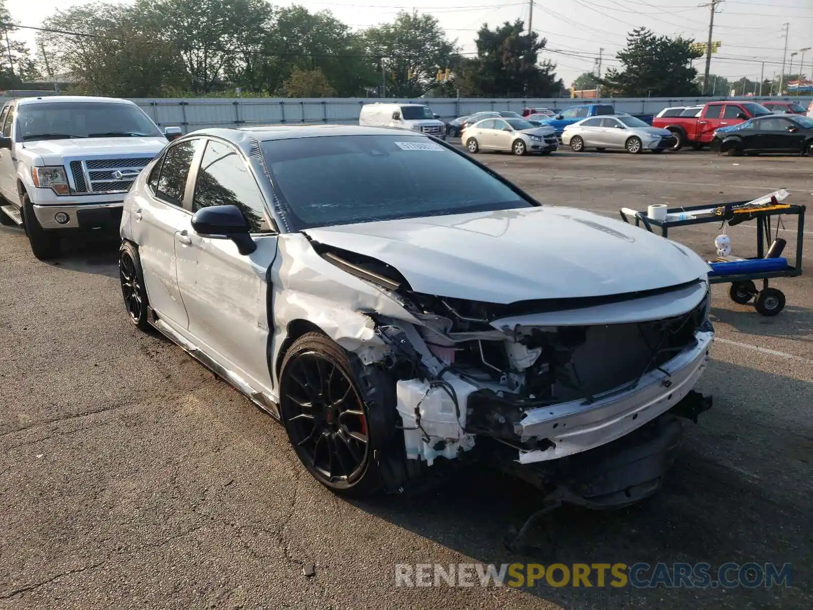 9 Photograph of a damaged car 4T1KZ1AK0MU053585 TOYOTA CAMRY 2021