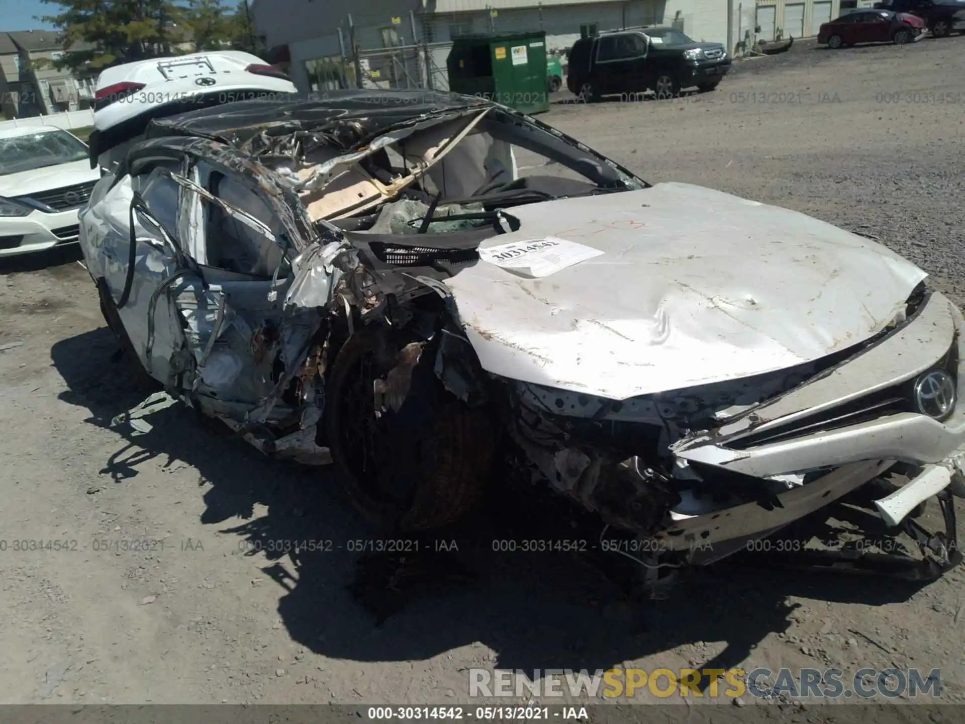 1 Photograph of a damaged car 4T1KZ1AK0MU054087 TOYOTA CAMRY 2021