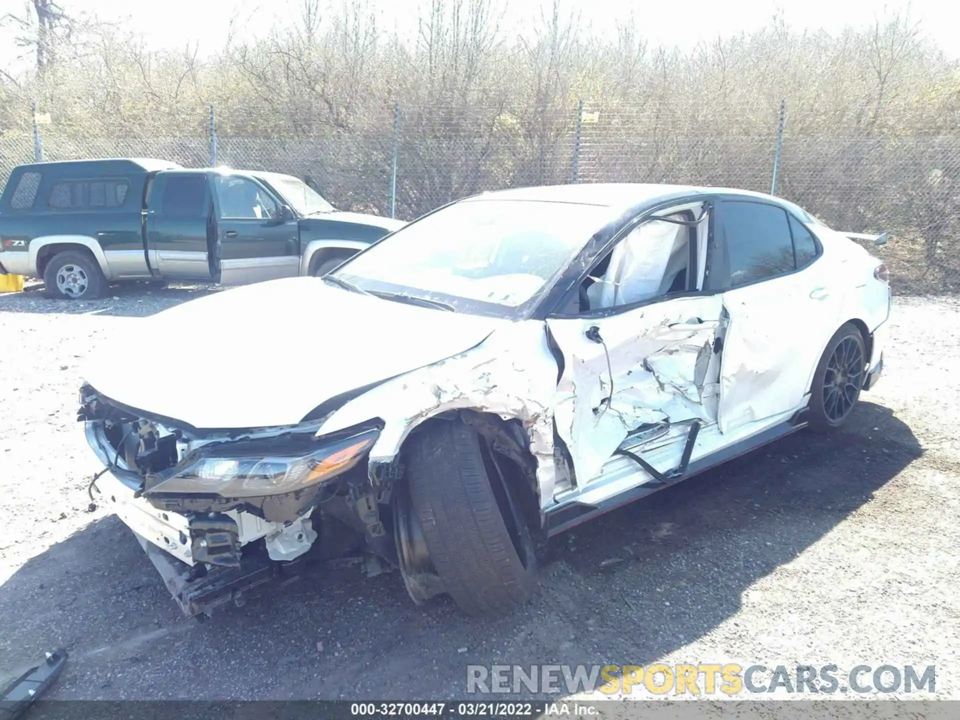 2 Photograph of a damaged car 4T1KZ1AK0MU056826 TOYOTA CAMRY 2021