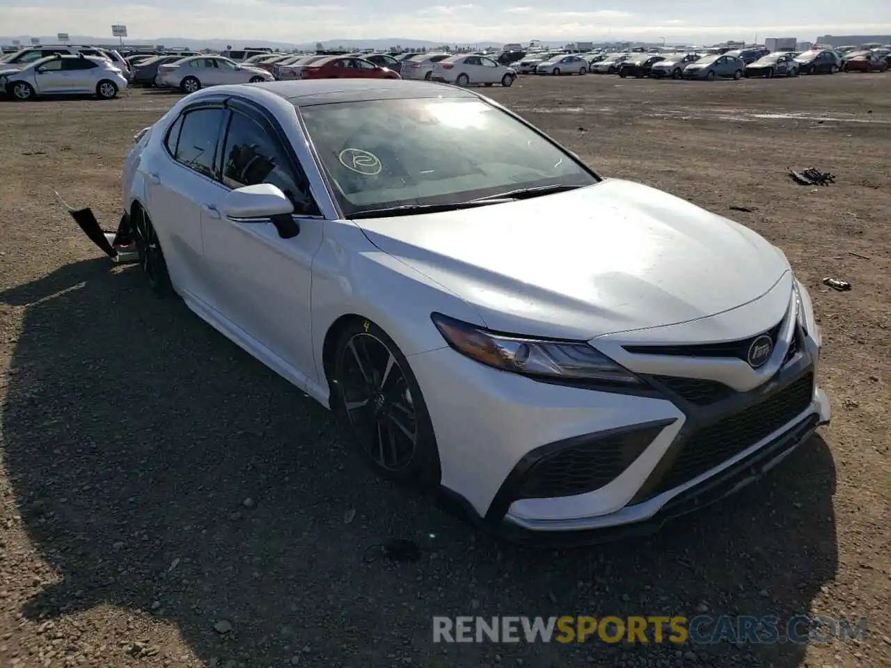 1 Photograph of a damaged car 4T1KZ1AK0MU058012 TOYOTA CAMRY 2021