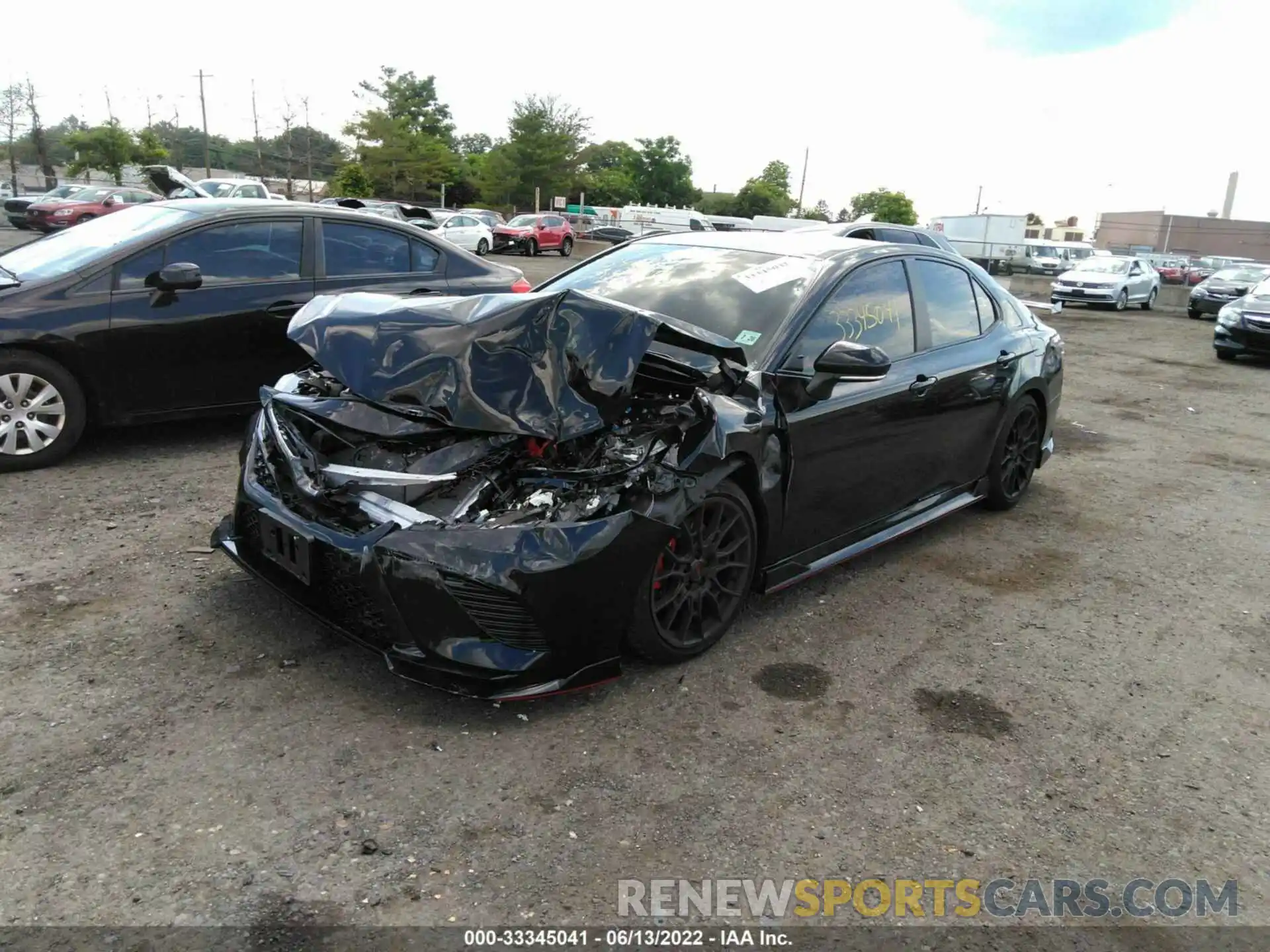 2 Photograph of a damaged car 4T1KZ1AK0MU058429 TOYOTA CAMRY 2021