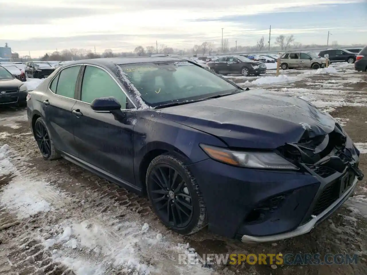 1 Photograph of a damaged car 4T1KZ1AK1MU047651 TOYOTA CAMRY 2021