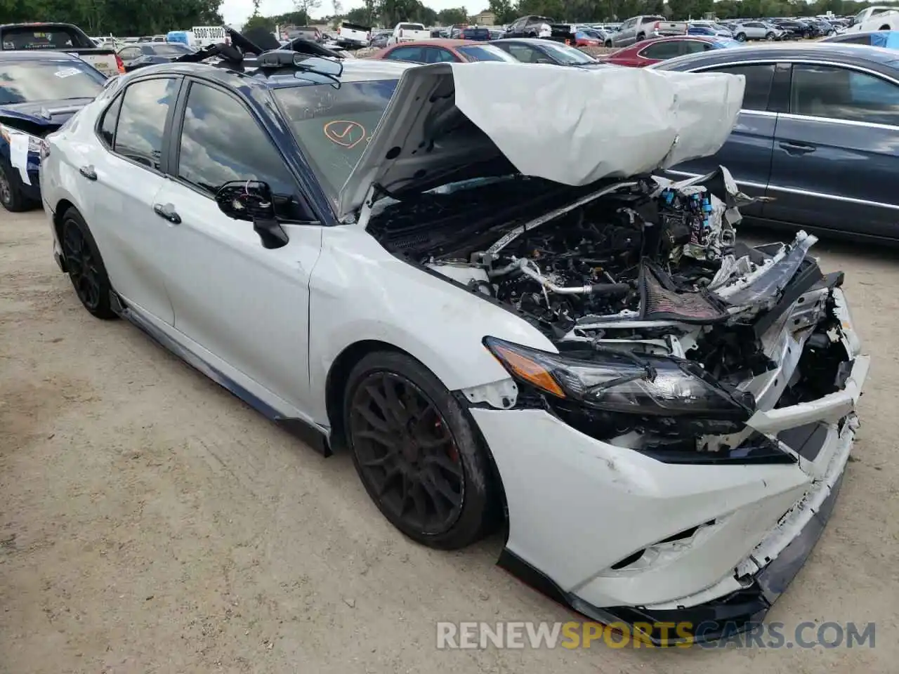 1 Photograph of a damaged car 4T1KZ1AK1MU049397 TOYOTA CAMRY 2021