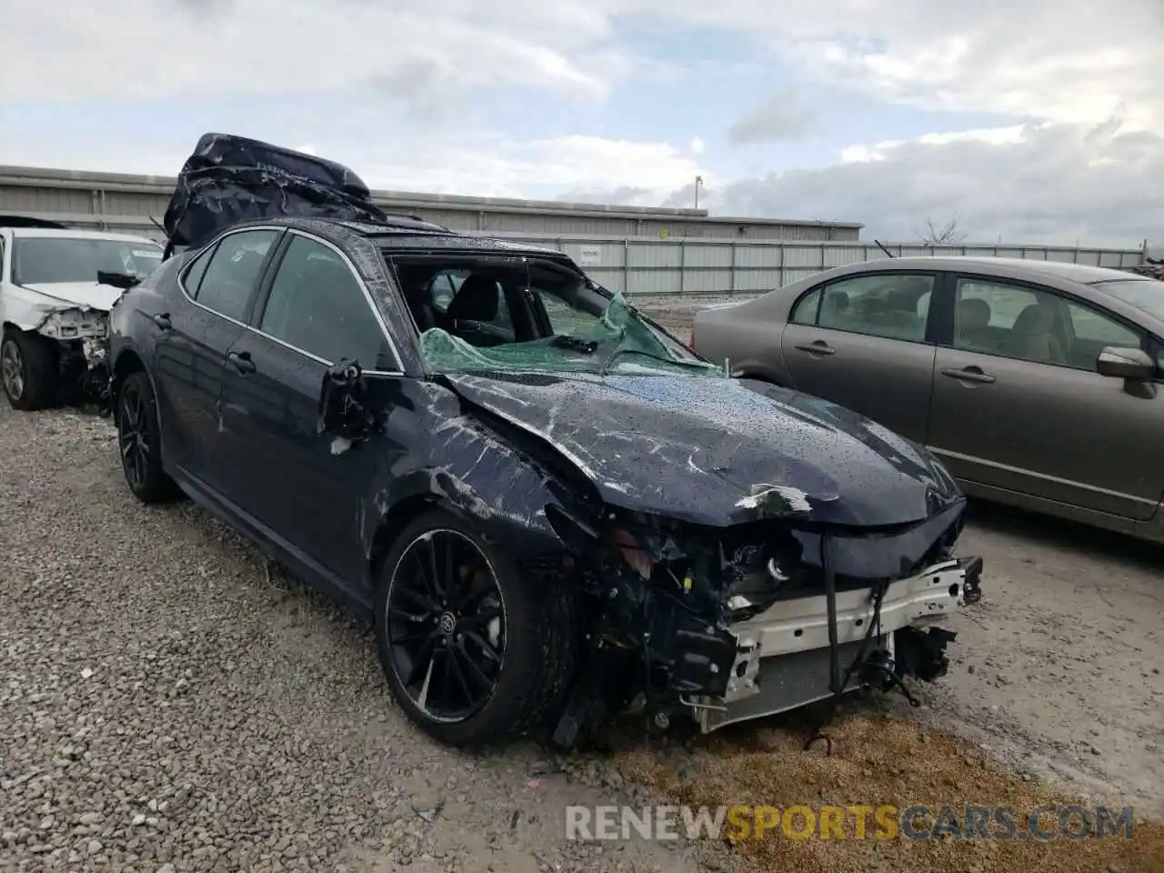 1 Photograph of a damaged car 4T1KZ1AK1MU053224 TOYOTA CAMRY 2021