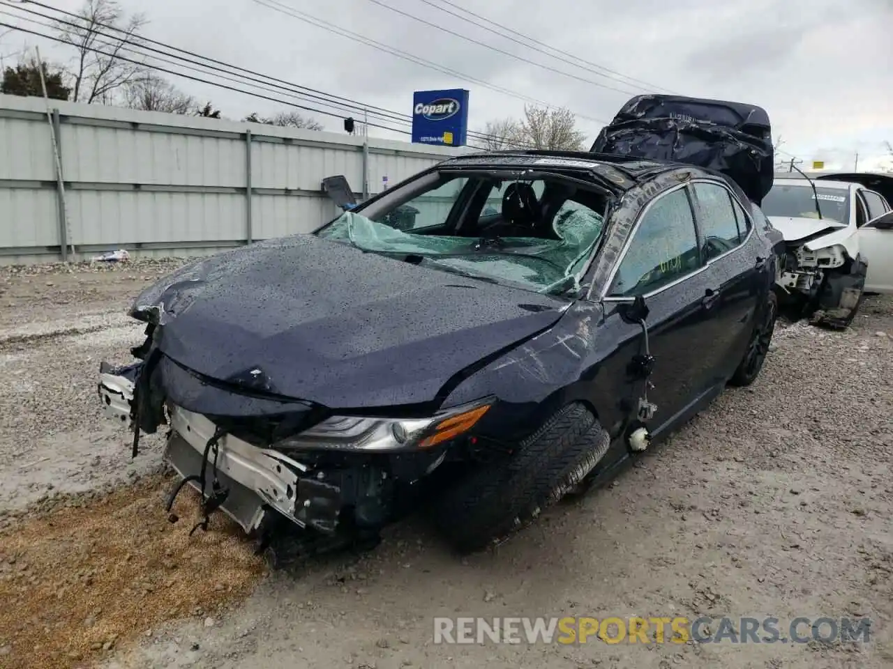 2 Photograph of a damaged car 4T1KZ1AK1MU053224 TOYOTA CAMRY 2021