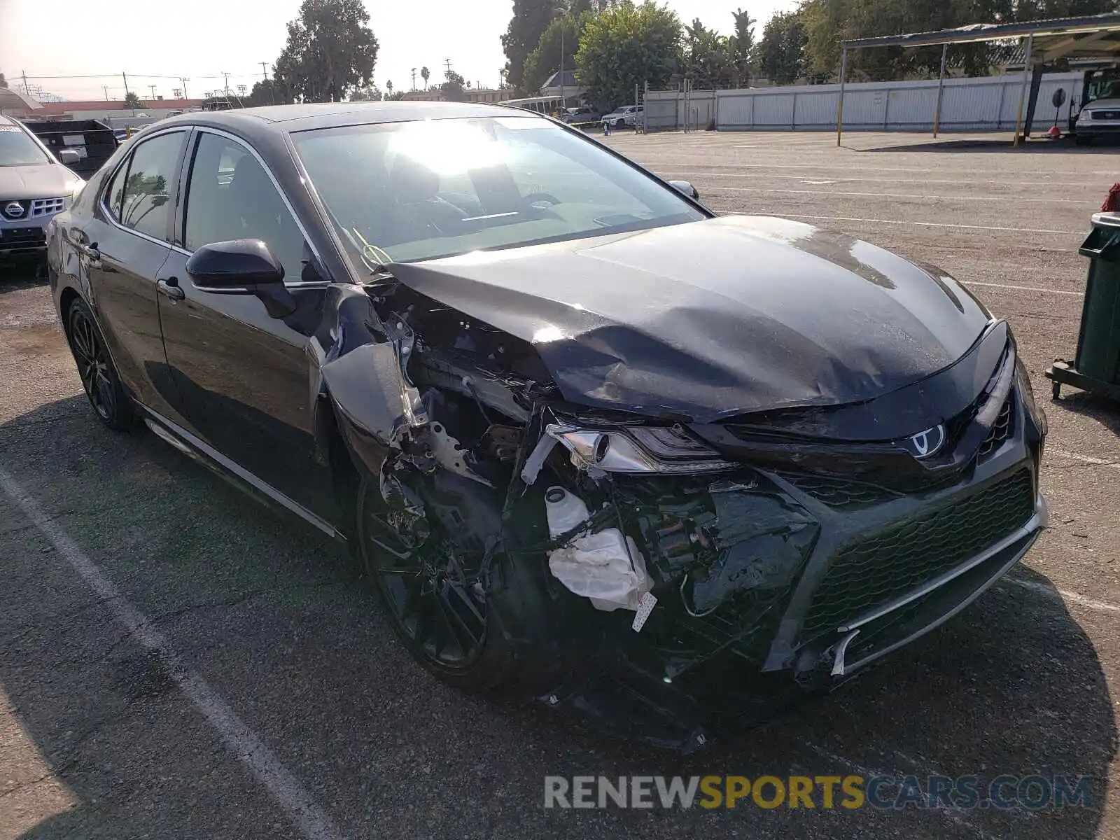 1 Photograph of a damaged car 4T1KZ1AK1MU055698 TOYOTA CAMRY 2021