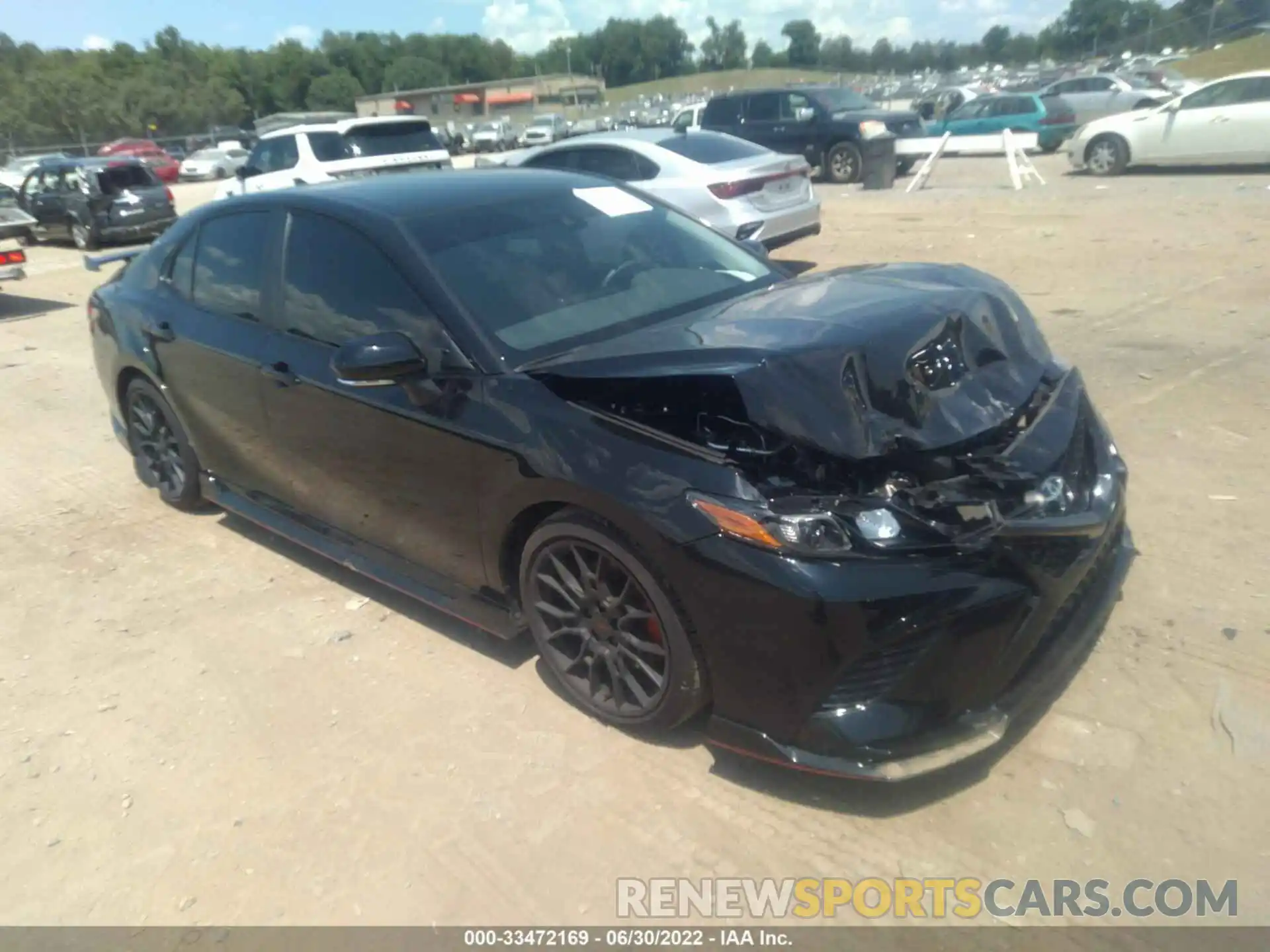 1 Photograph of a damaged car 4T1KZ1AK1MU055913 TOYOTA CAMRY 2021