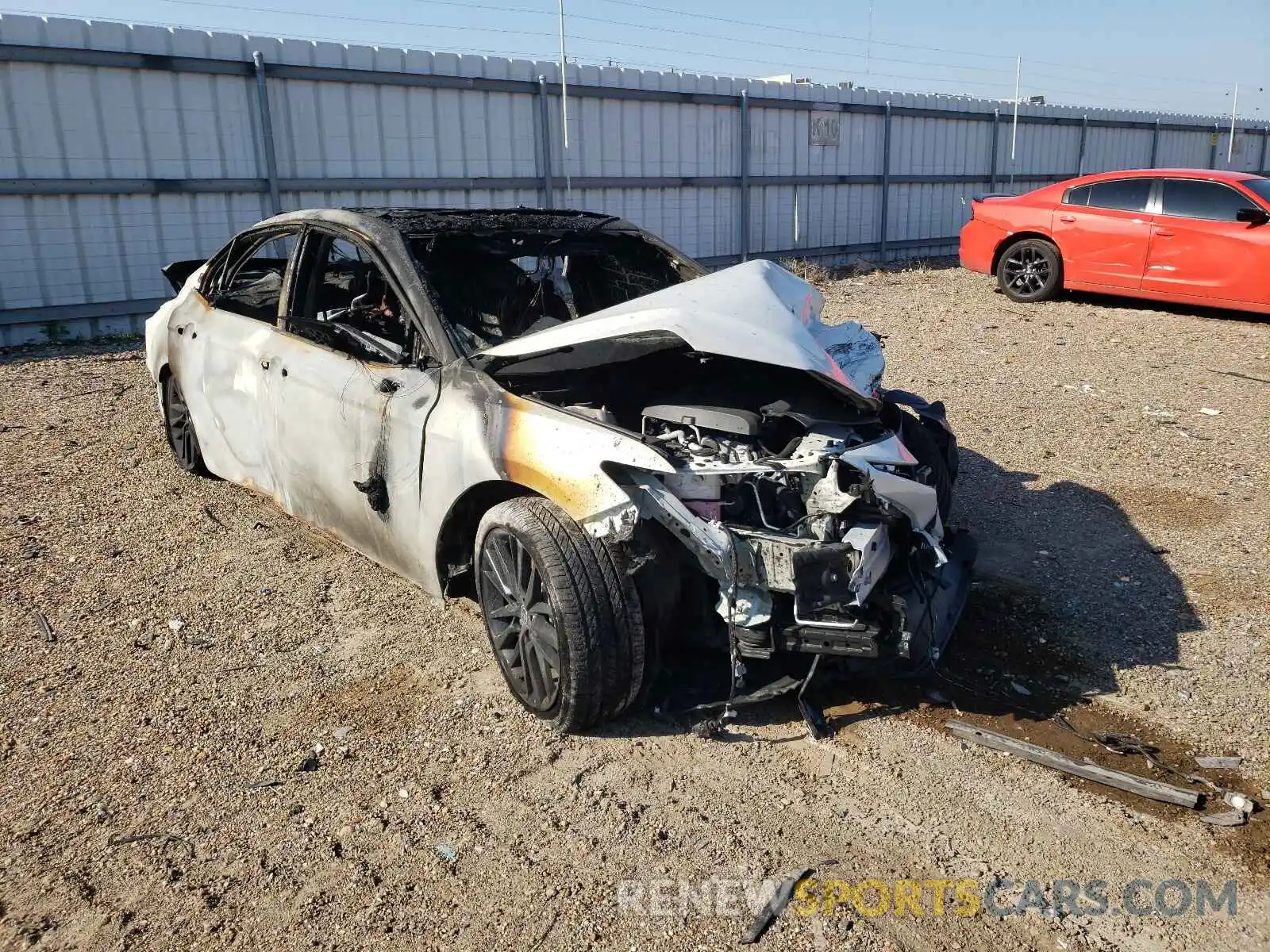 1 Photograph of a damaged car 4T1KZ1AK1MU057337 TOYOTA CAMRY 2021