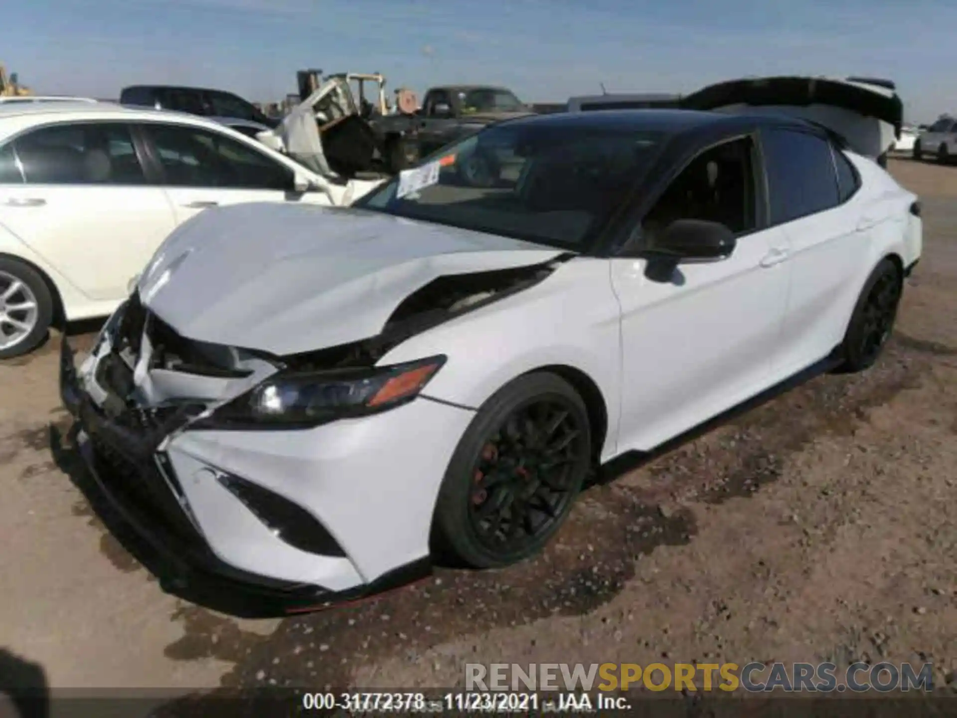 2 Photograph of a damaged car 4T1KZ1AK2MU047769 TOYOTA CAMRY 2021