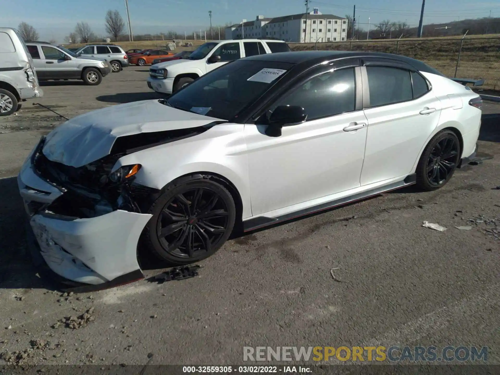 2 Photograph of a damaged car 4T1KZ1AK2MU049621 TOYOTA CAMRY 2021